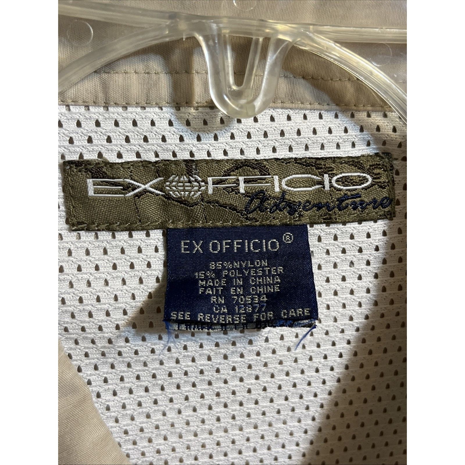 ExOfficio Orvis Mens Large Insect Shield Exofficio Brown Fishing Shirt Size US L / EU 52-54 / 3 - 3 Thumbnail