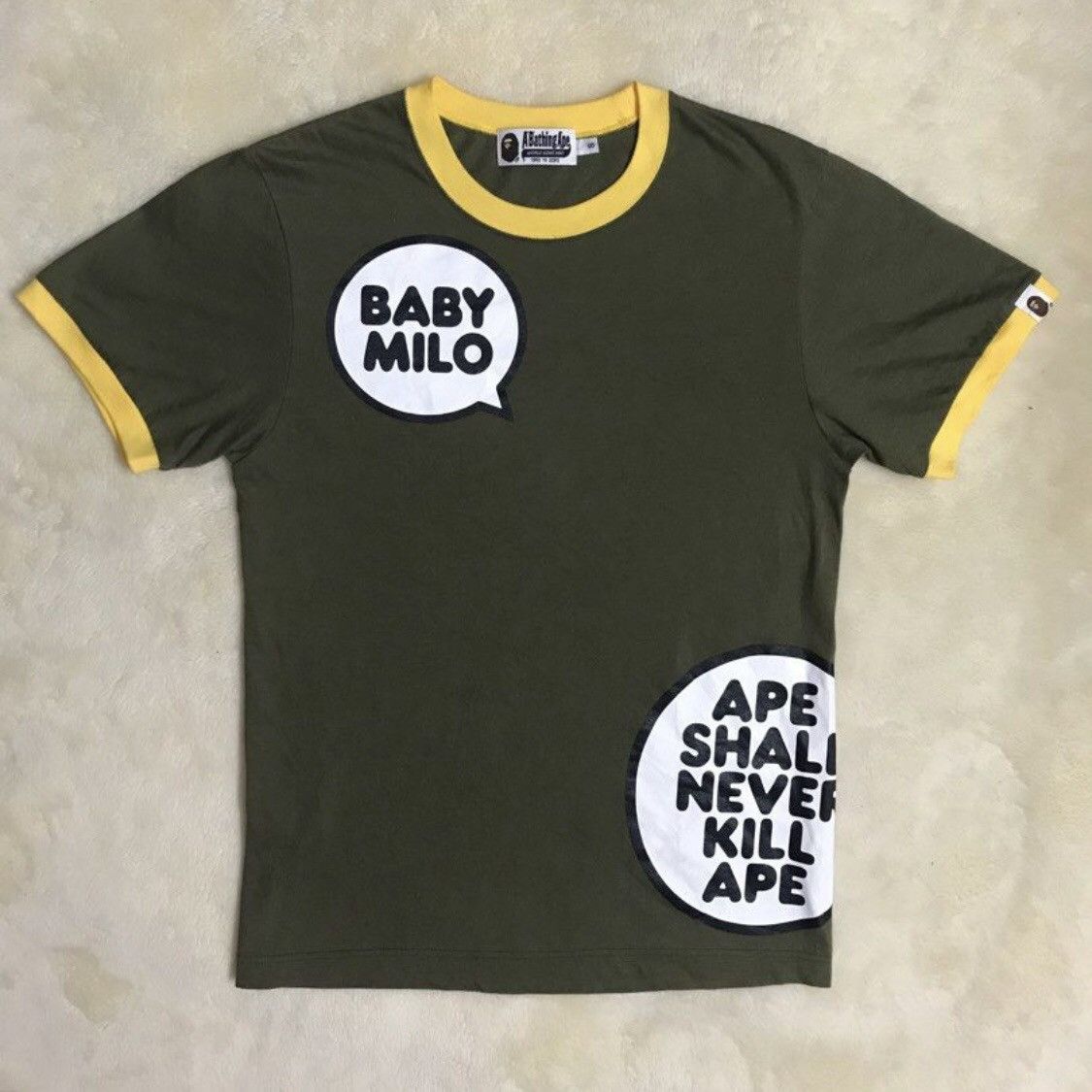 Bape A Bathing Ape Baby Milo Tshirts Size US S / EU 44-46 / 1 - 1 Thumbnail