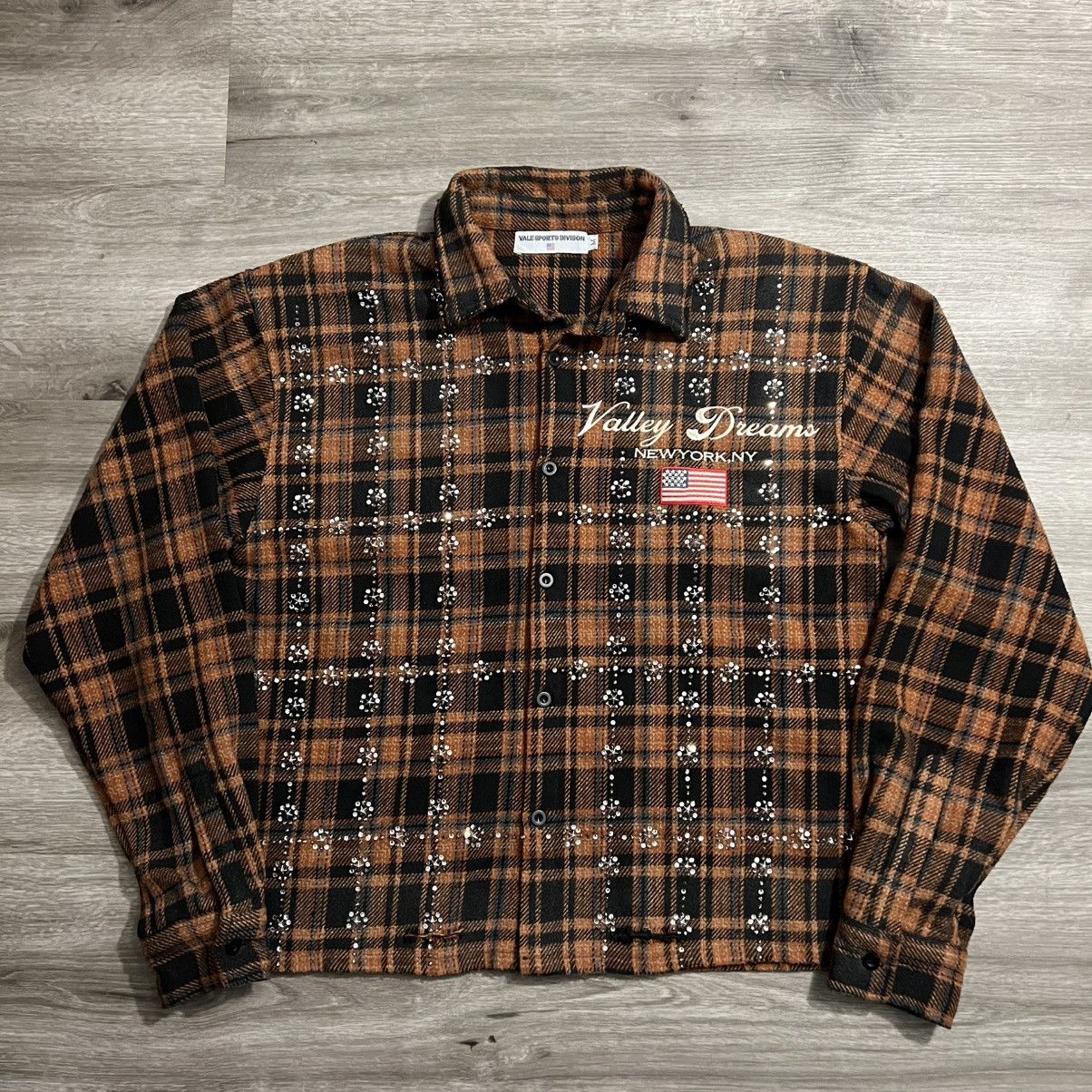 Valelives grey web flannel