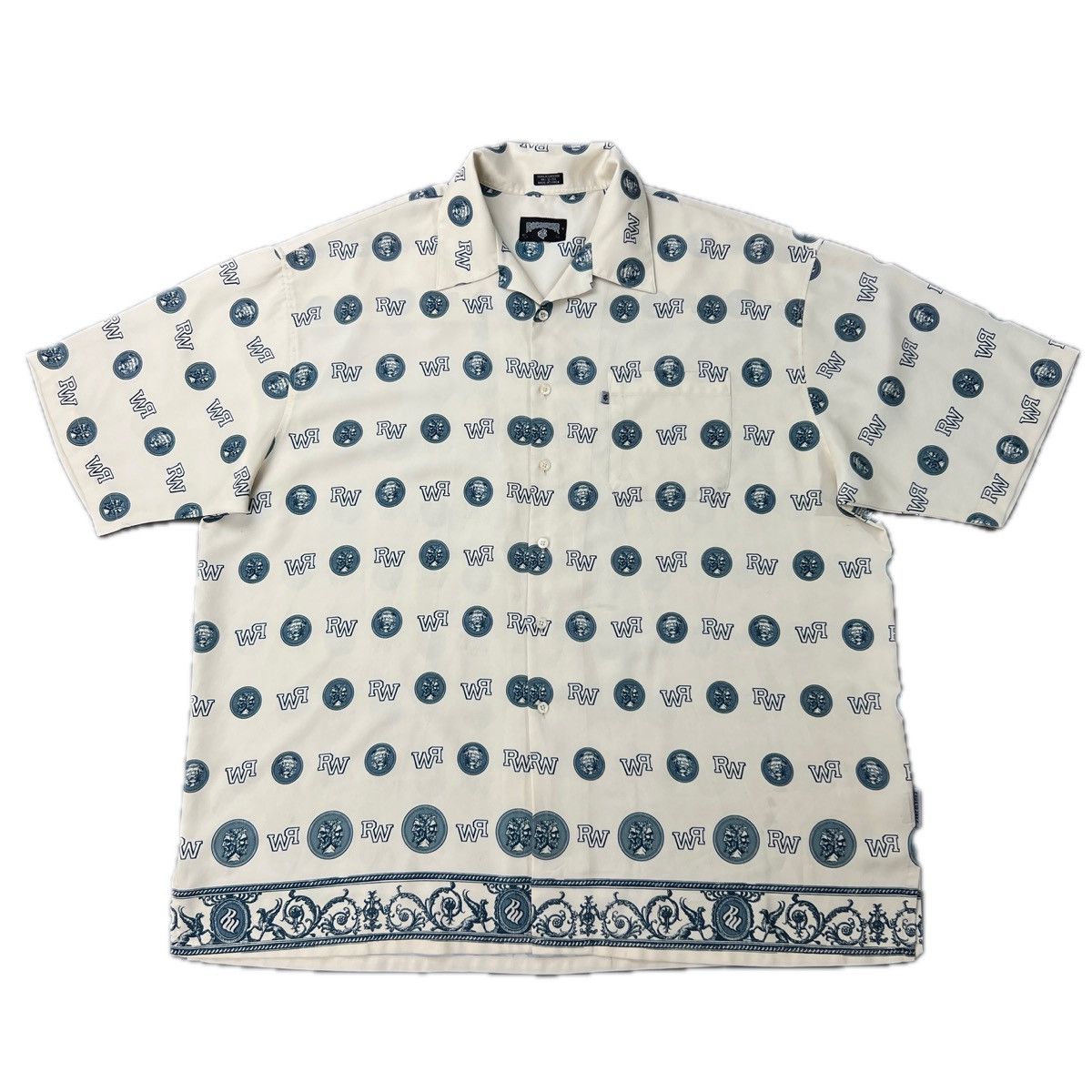 Rocawear Rocawear Button Up Patterned Shirt Size US XXL / EU 58 / 5 - 1 Thumbnail