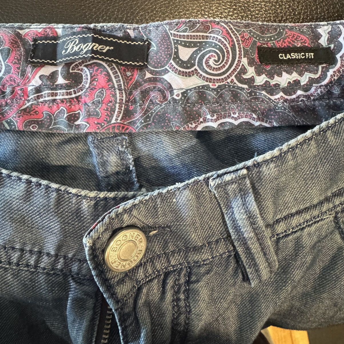Bogner Blue Bogner Cotton/Linen Denim Jeans Pants Size 42 / EU 56 Size US 42 / EU 58 - 9 Thumbnail