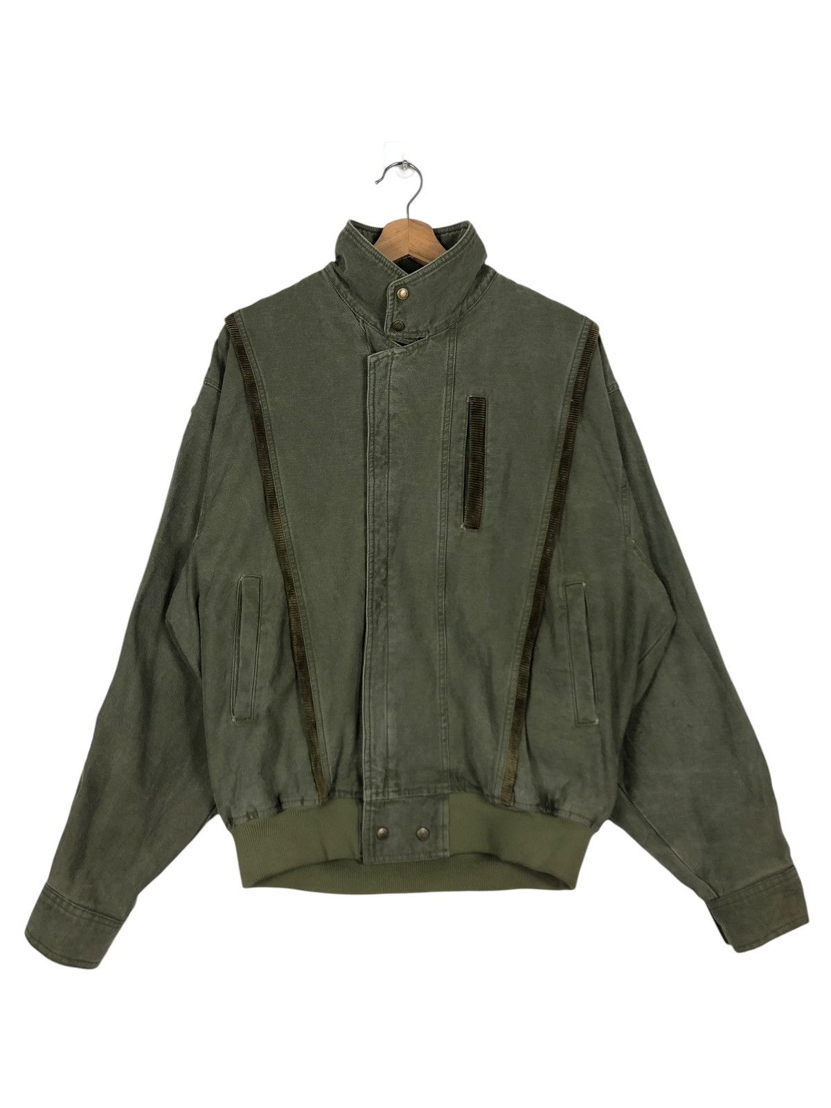 Japanese Brand 🔥VINTAGE BOMBER JACKET RUCK DAM JAPAN ISSEY MIYAKE Size US L / EU 52-54 / 3 - 2 Thumbnail