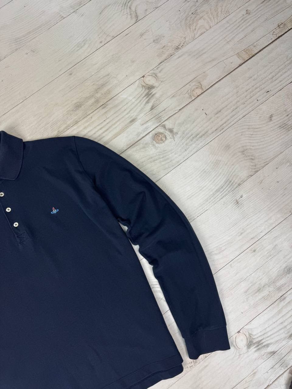 Vivienne Westwood Vintage Vivienne Westwood Polo Long Sleeve Orb Logo Basic Size US XXL / EU 58 / 5 - 3 Thumbnail