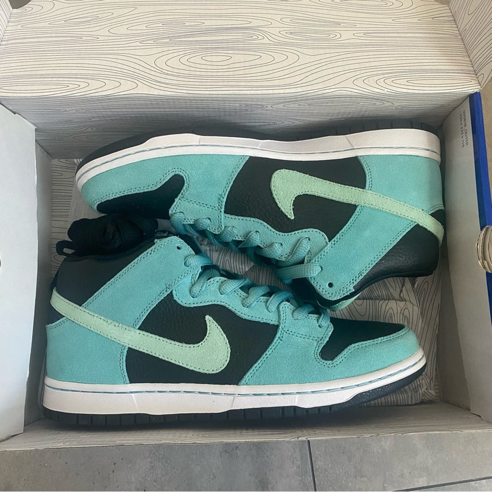 Nike Dunk Mid Pro SB Sea Crystal - Rare Size 9 | Grailed