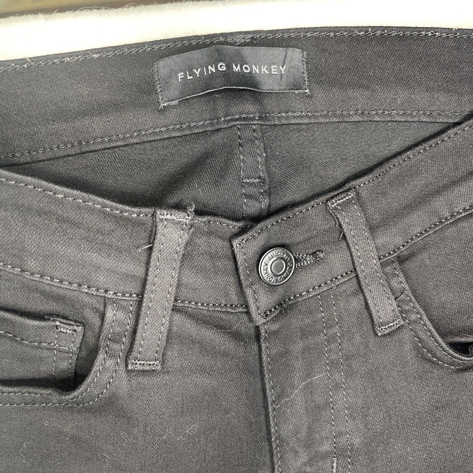 Other Flying Monkey Women’s Jeans Ankle Raw Hem Skinny Stretch 24 Size 24" / US 00 / IT 34 - 2 Thumbnail
