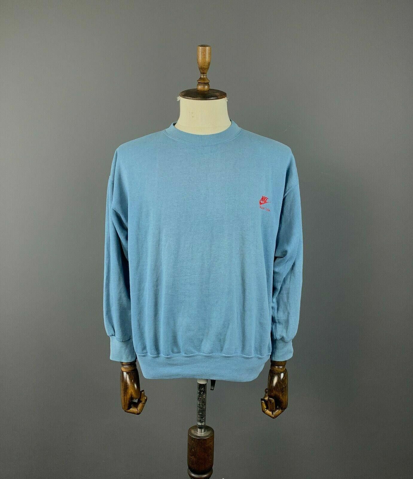 Nike Nike Oregon USA Crew Neck Logo Blue Sweatshirt Size L Size US L / EU 52-54 / 3 - 1 Thumbnail