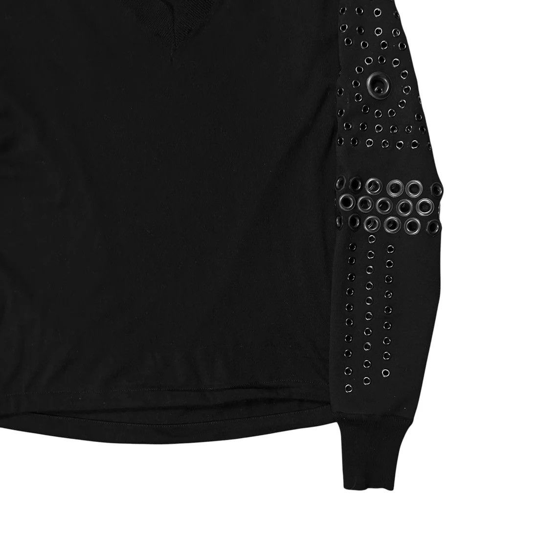 Givenchy Givenchy Eyelet V-Neck Sweater - SS11 Size US M / EU 48-50 / 2 - 5 Thumbnail