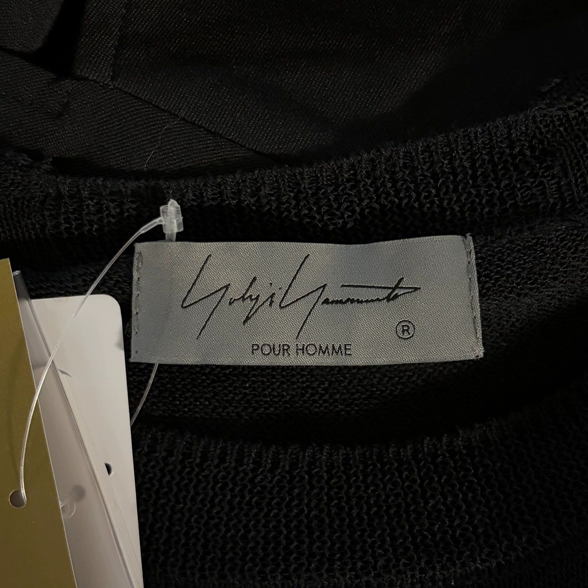 Yohji Yamamoto Yohji Yamamoto 24SS PH Lace Panel Knit LS Sweater Size US L / EU 52-54 / 3 - 4 Thumbnail