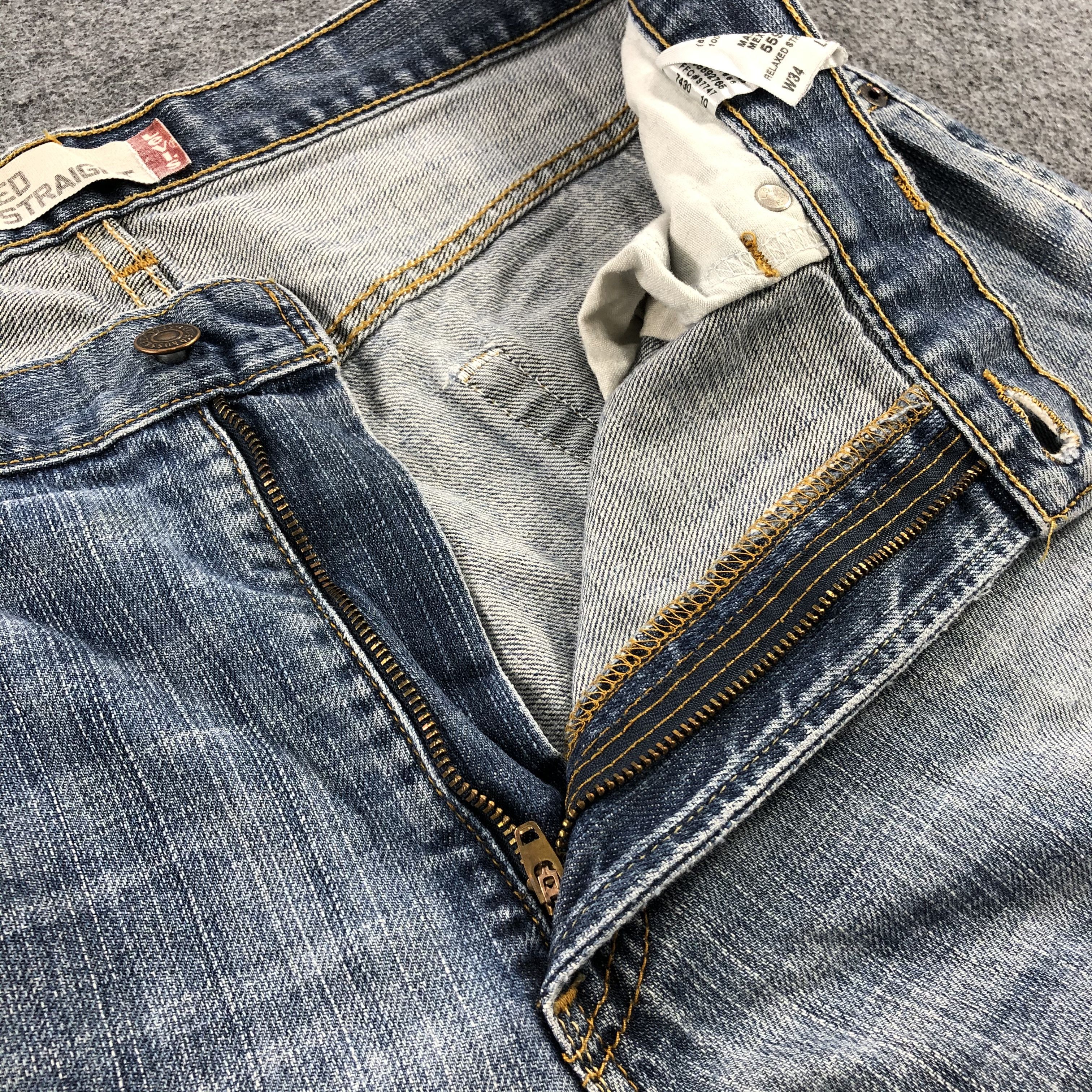Levi's × Vintage Vintage 90s Blue Wash Levis 559 Jeans-JM1687 Size US 34 / EU 50 - 9 Thumbnail