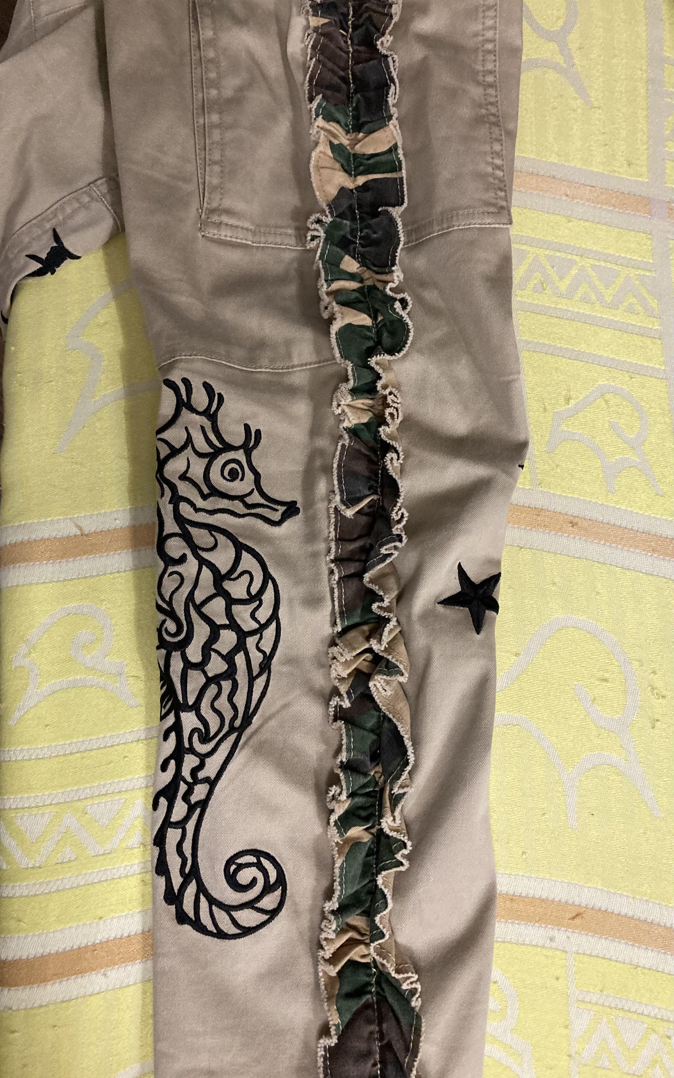 Replay Replay Rare Customized Cargo Style Icons Army Pants Size 29" - 7 Thumbnail