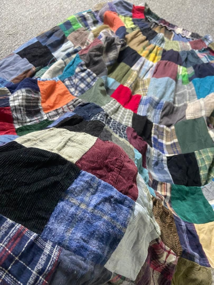 Kapital Unbranded Bohemian Style Patchwork Flare Skirt (183) Size 27" / US 4 / IT 40 - 3 Thumbnail