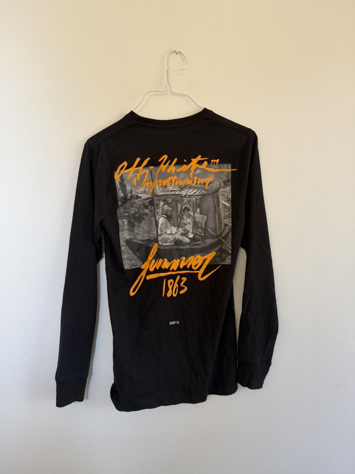 Off-White Off White Impressionism 1863 Long Sleeve TEE Size US XS / EU 42 / 0 - 2 Thumbnail