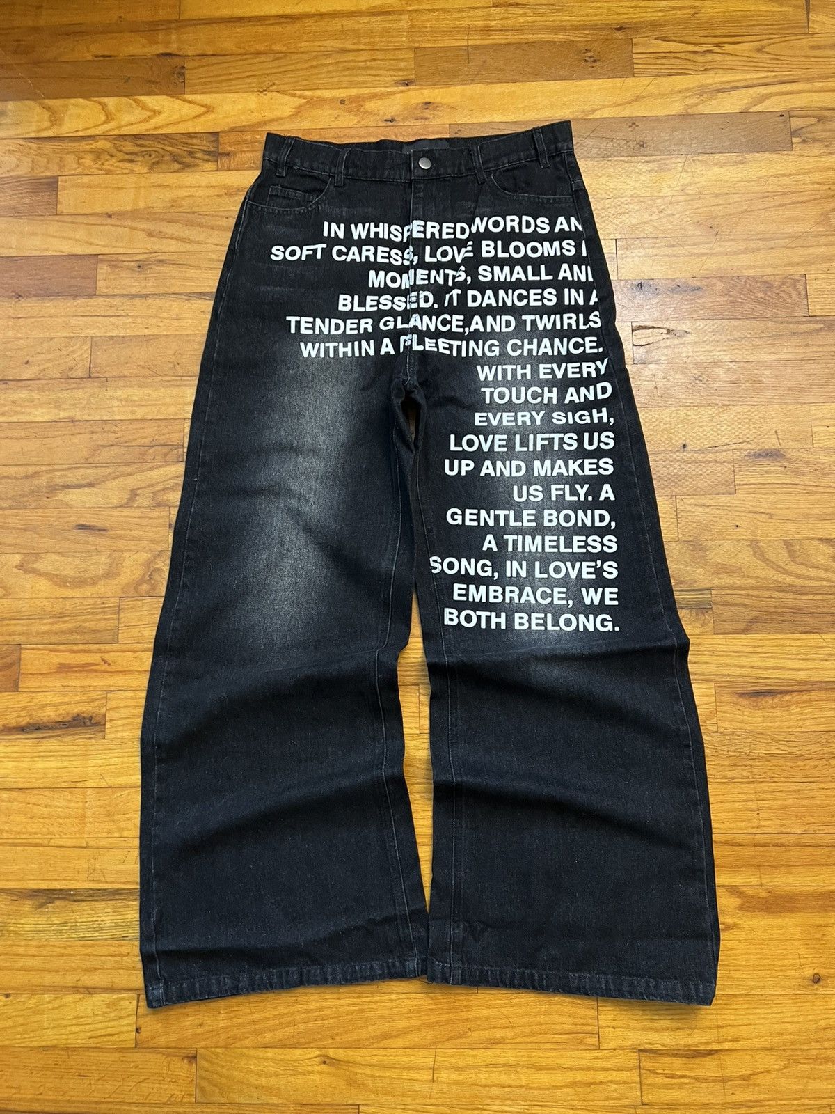IHateStars “Poem” Jeans Black - Size 30 - Brand New