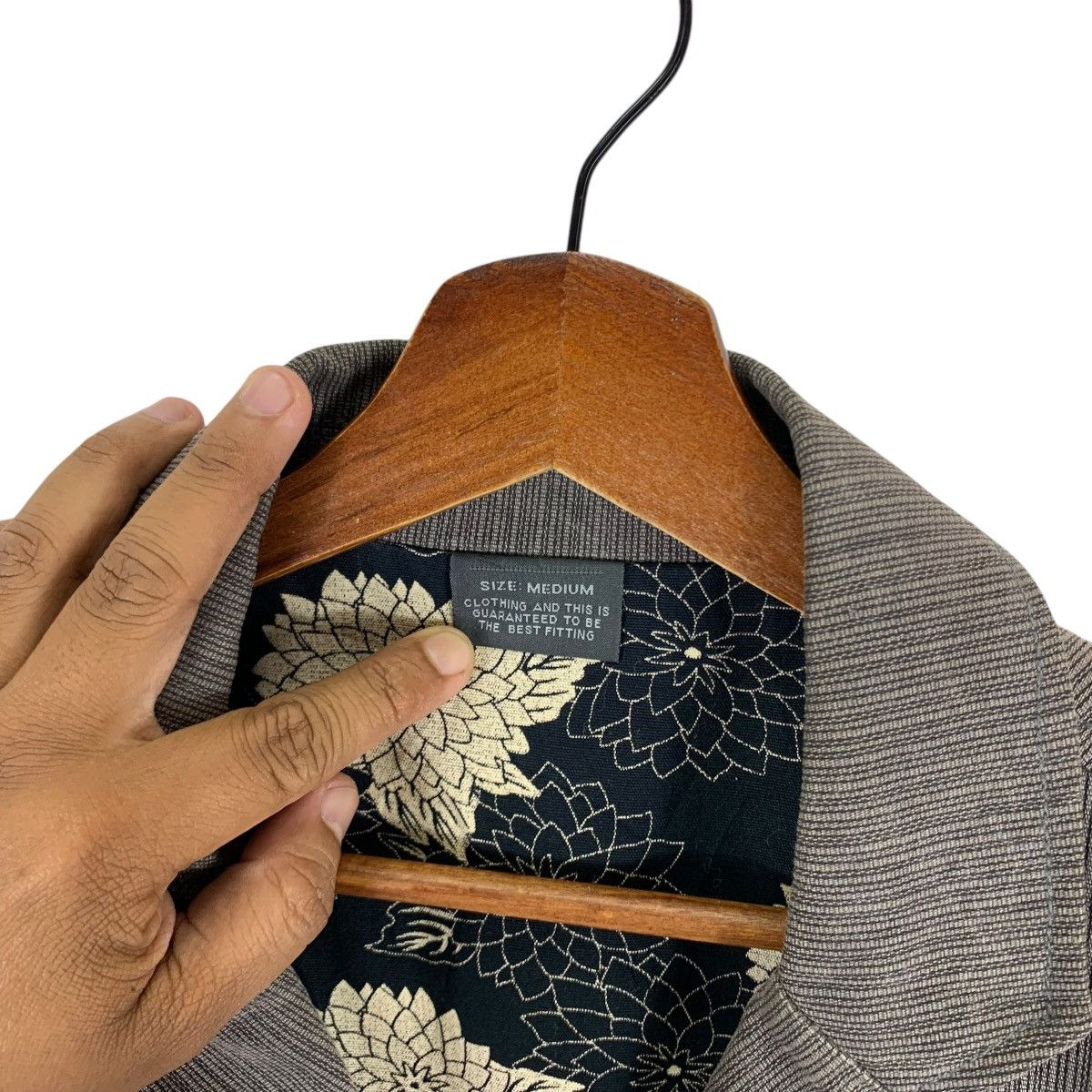 Japanese Brand × Other × Vintage VINTAGE JAPANESE BRAND MOTIF FLOWERS CHORE JACKET DENIM Size US M / EU 48-50 / 2 - 7 Thumbnail
