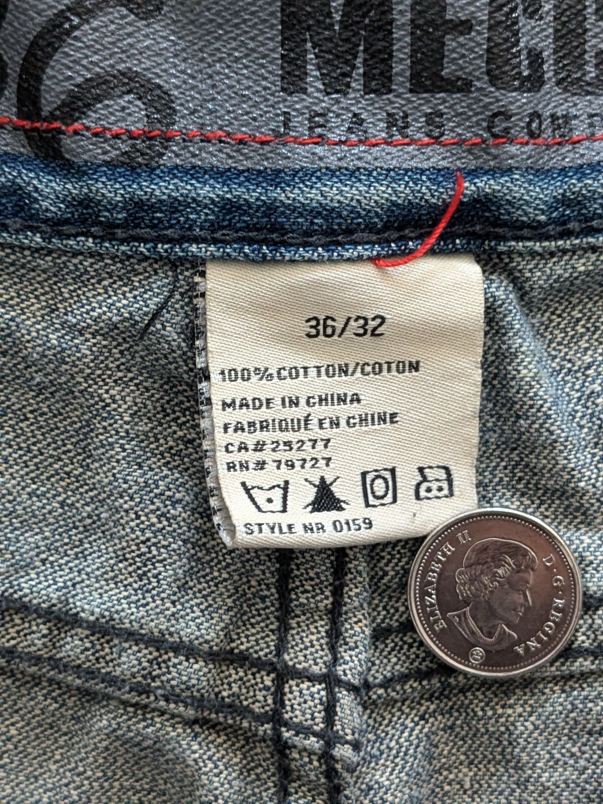 Mecca Y2K Baggy Embroidered Mecca Jeans - Size 36x32 Size US 36 / EU 52 - 5 Thumbnail