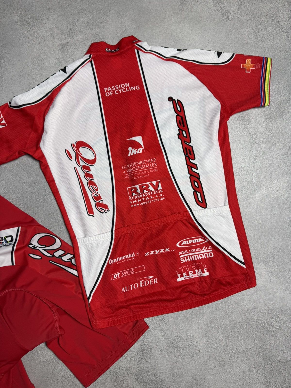 Other Corratec-Quest Cycling Jersey Bike Shirt Jersey+Shorts Size US L / EU 52-54 / 3 - 5 Thumbnail