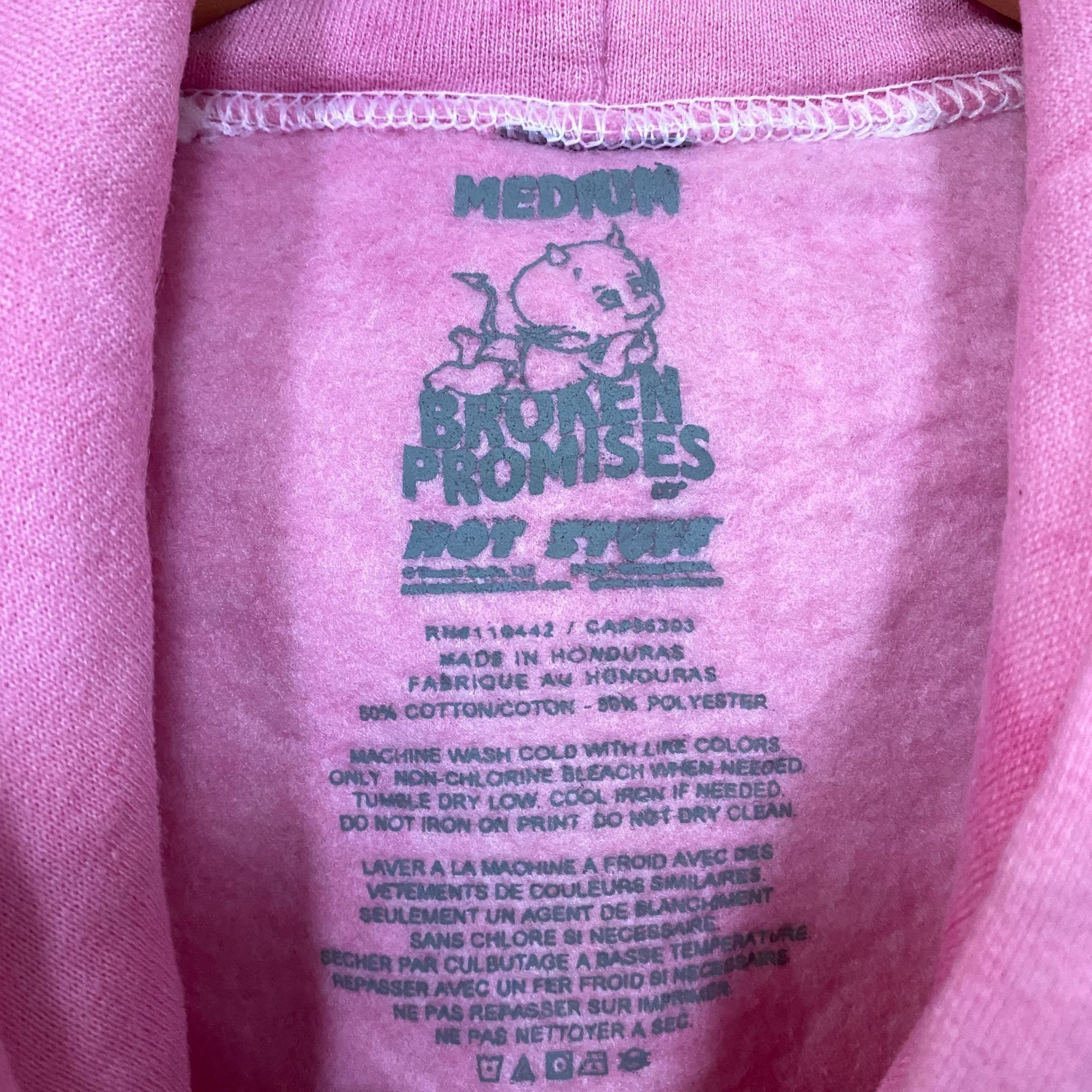 Broken Promises Co. Broken Promises Hot Stuff Tiedye hoodie size Medium Size US M / EU 48-50 / 2 - 4 Thumbnail