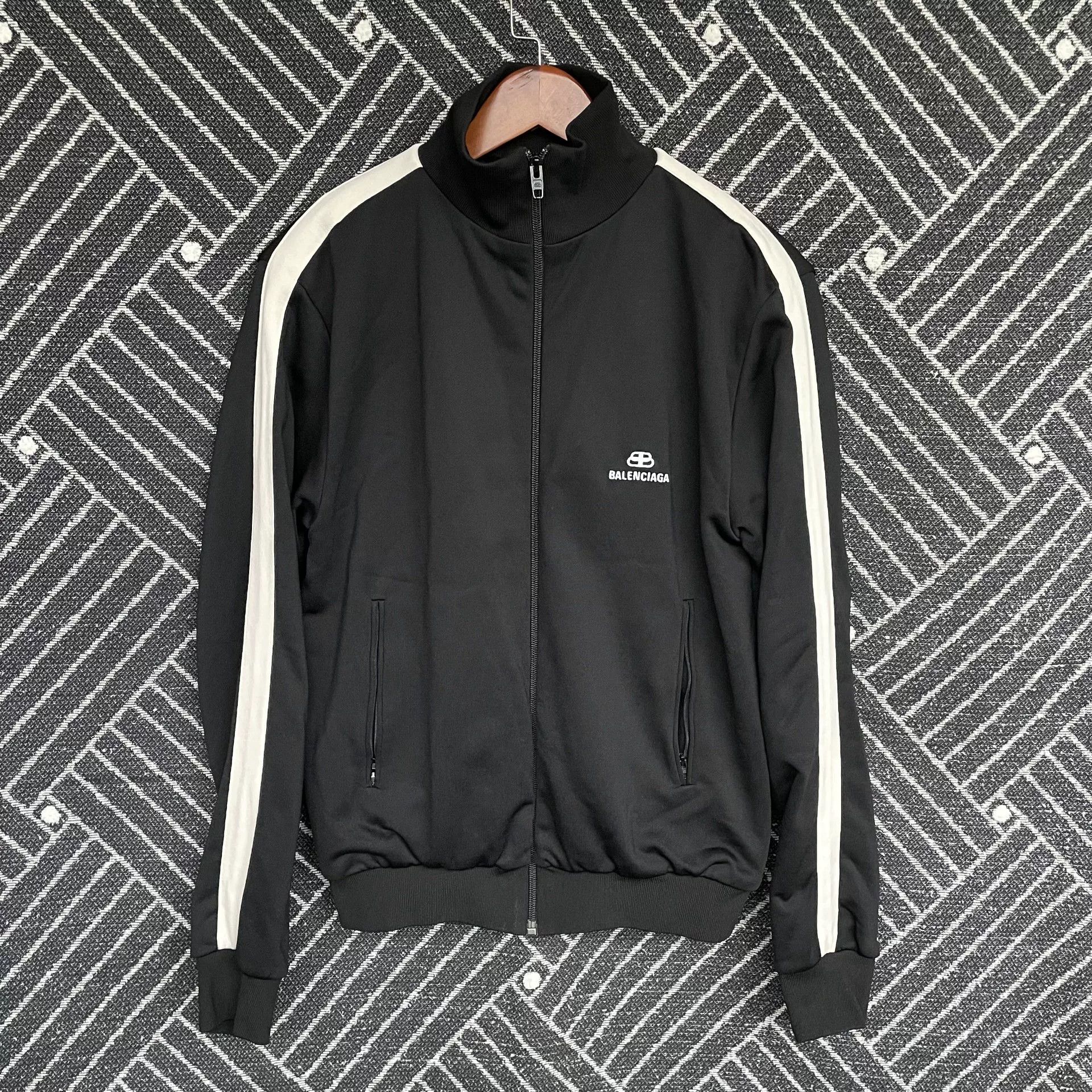 Balenciaga Balenciaga Black Zip-Up Long Sleeve Jacket Size US M / EU 48-50 / 2 - 1 Thumbnail