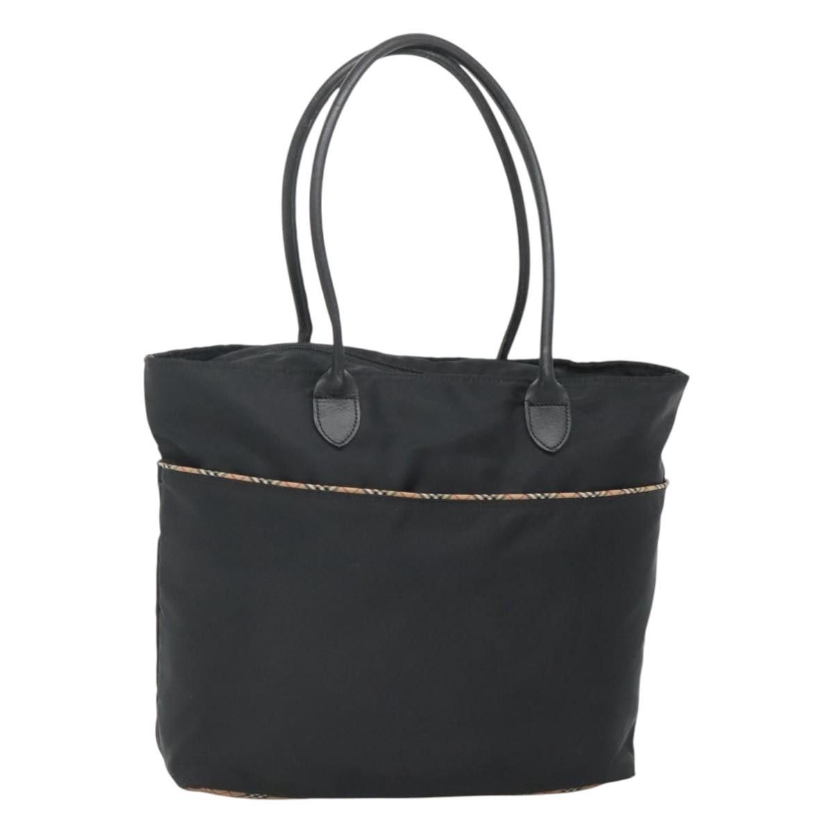 Burberry Shoulder Bag Nylon Black Auth Bs25865, Women's