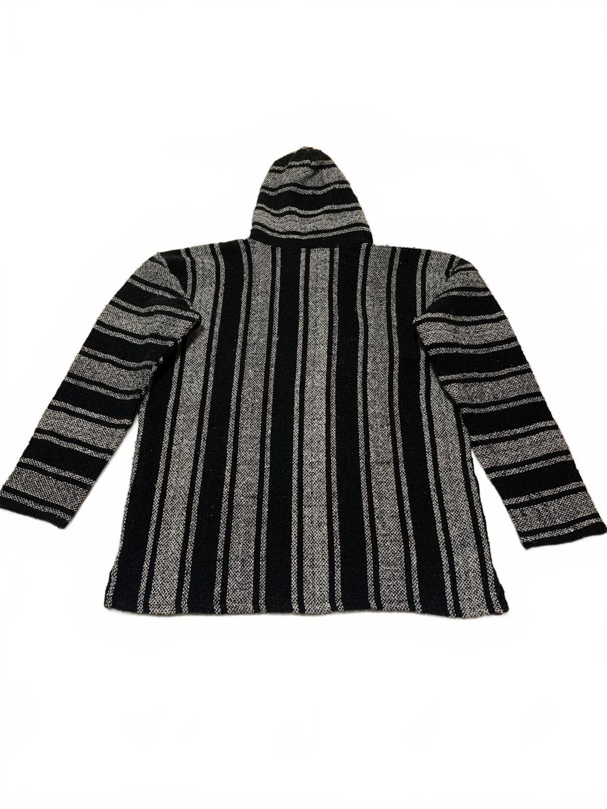 Other La Montaña Especial Men's XL Black White Striped Hoodie Size US XL / EU 56 / 4 - 2 Thumbnail