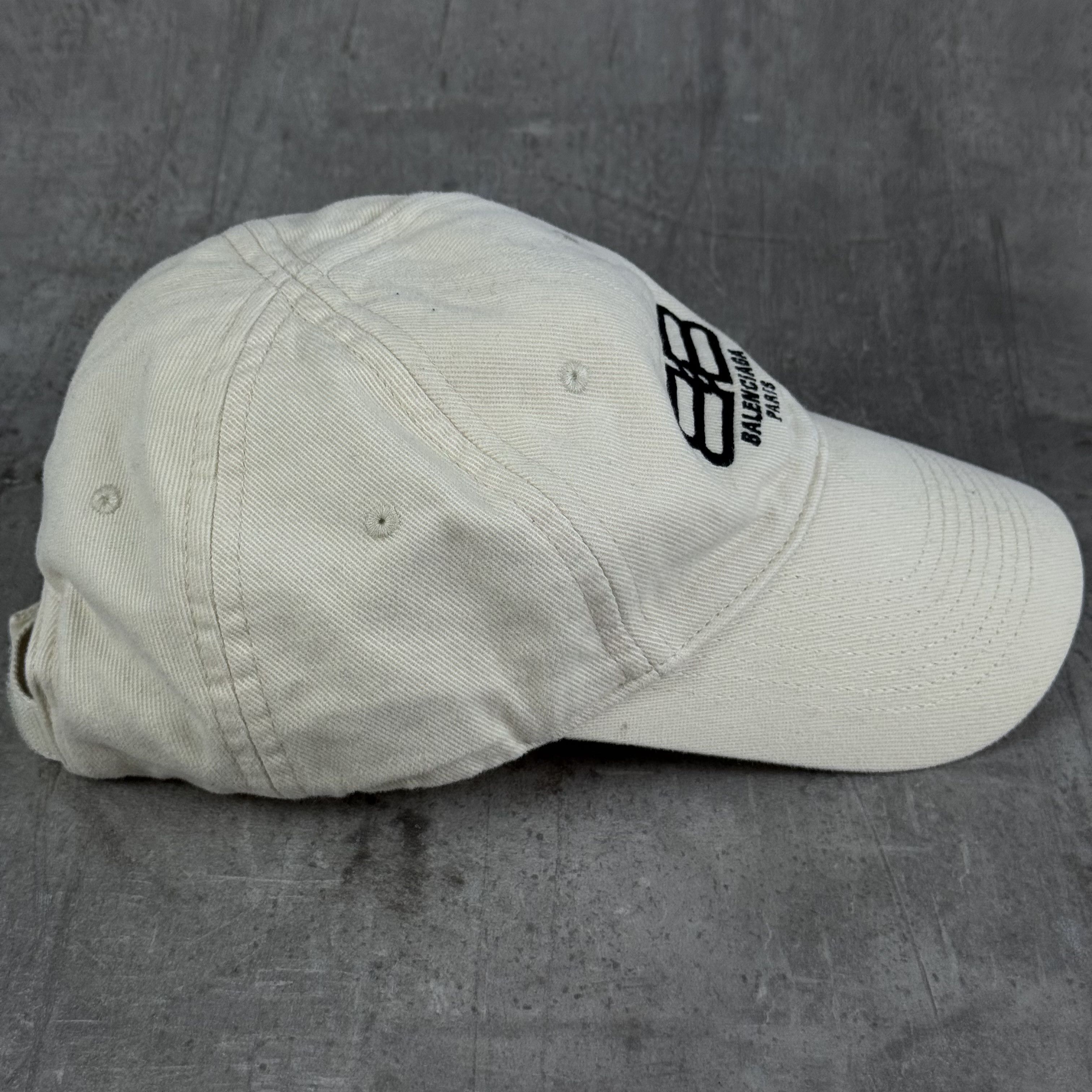 Balenciaga BALENCIAGA BB Paris Icon Hat Cream Size ONE SIZE - 6 Thumbnail