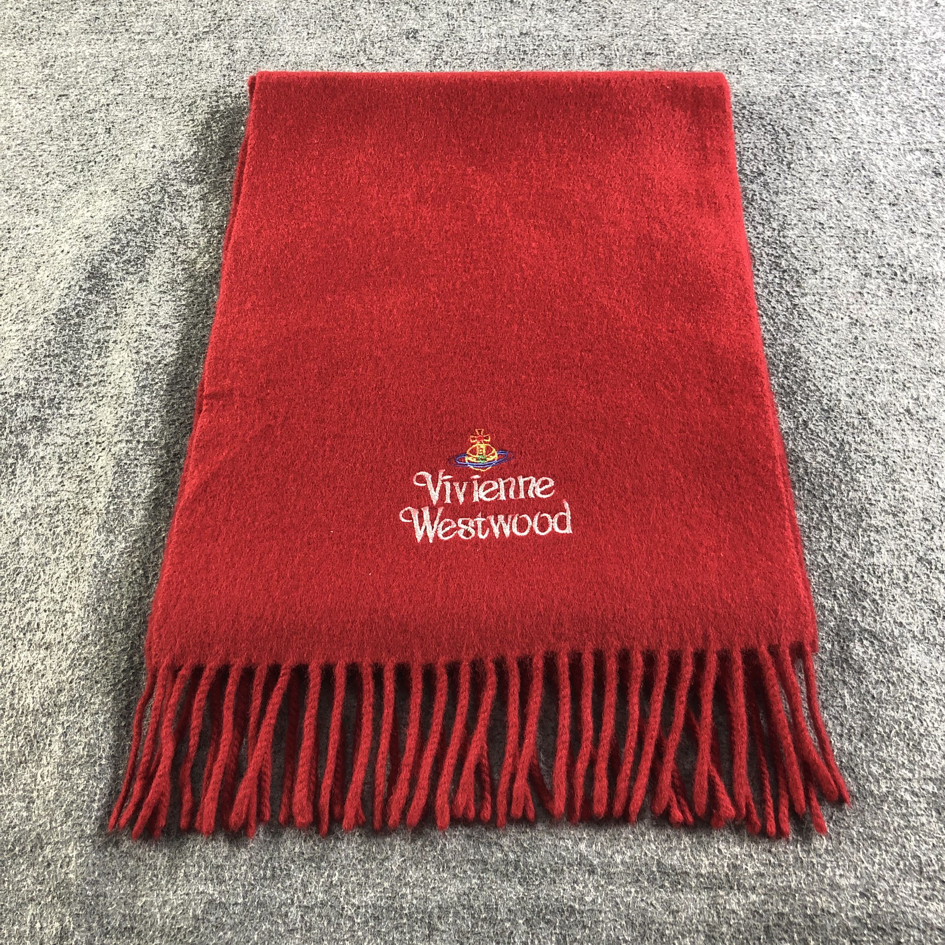 Vivienne Westwood Vivienne Westwood Wool Scarf Muffler V2038 Size ONE SIZE - 1 Thumbnail