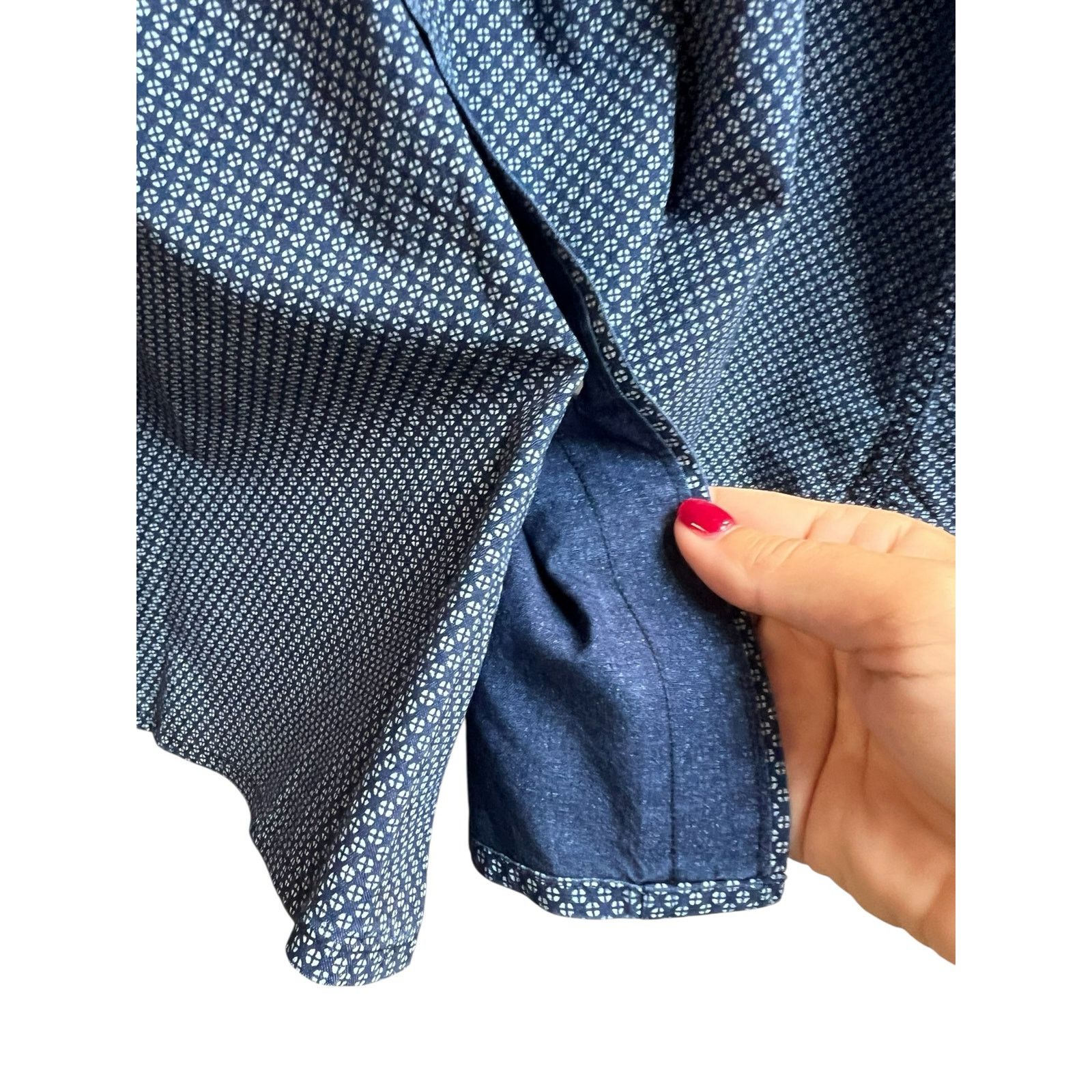 Brooks Brothers Brooks Brothers Red Fleece Cotton Blue White Long Sleeve Size US L / EU 52-54 / 3 - 8 Thumbnail
