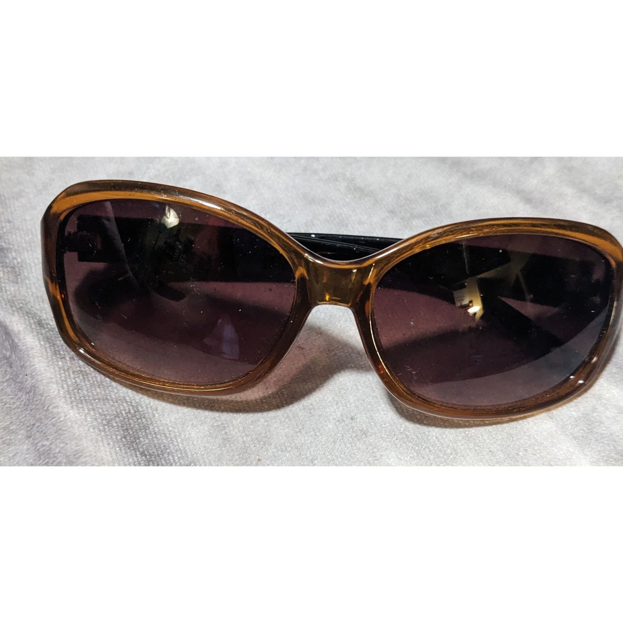 Fossil Fossil 90s Style Brown Retro Fashion Sunglasses Size ONE SIZE - 6 Thumbnail
