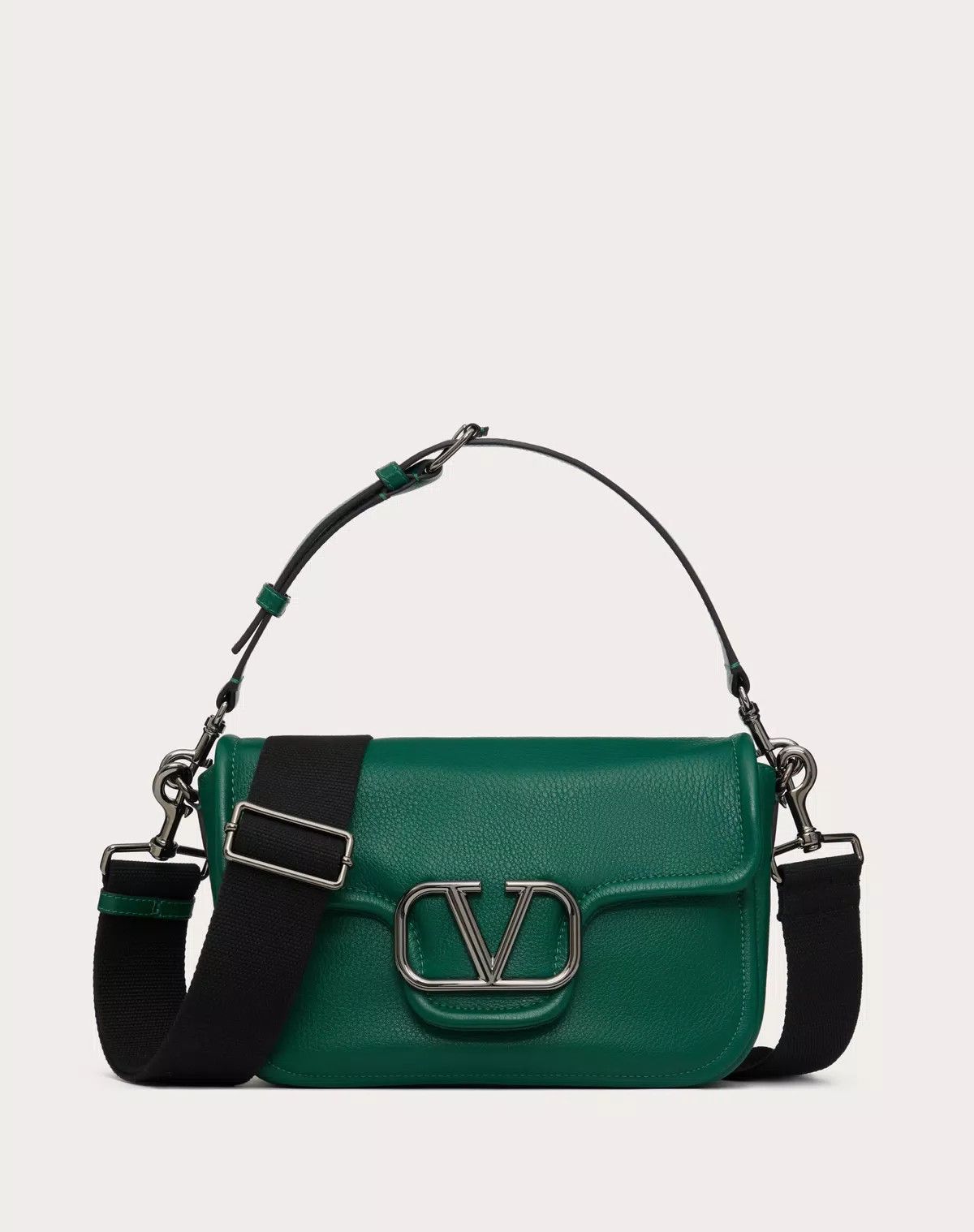 Valentino oc11z0725 Size: OS/Grainy Calfskin Shoulder Bag in Green Size ONE SIZE - 1 Thumbnail