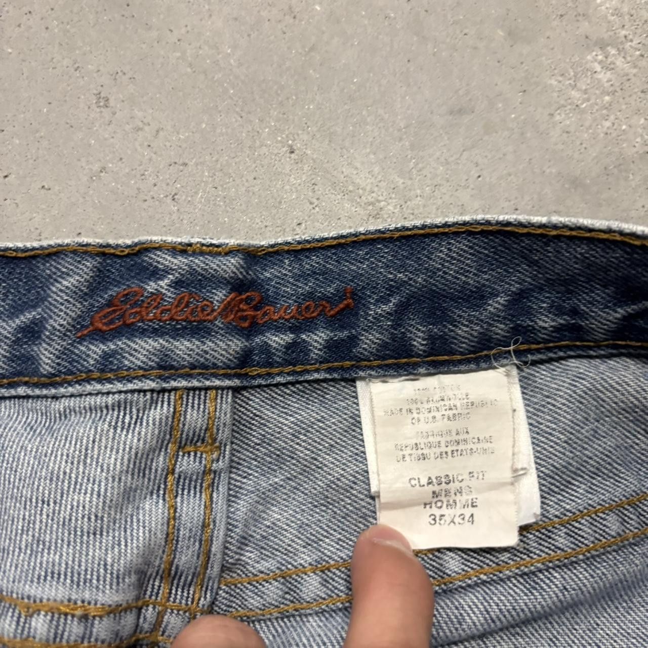 Japanese Brand × Vintage Crazy Vintage Y2K/2000s Baggy Grunge Skater Denim Jeans! Size US 32 / EU 48 - 8 Thumbnail