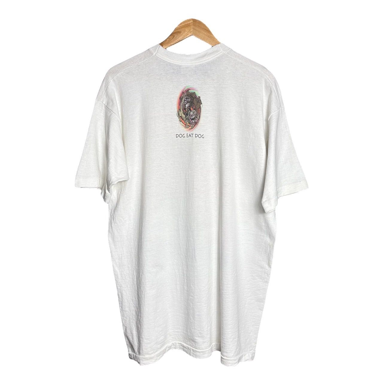 Band Tees Vintage 90s Dog Eat Dog Weedies Graphic T-Shirt Size US XL / EU 56 / 4 - 2 Thumbnail