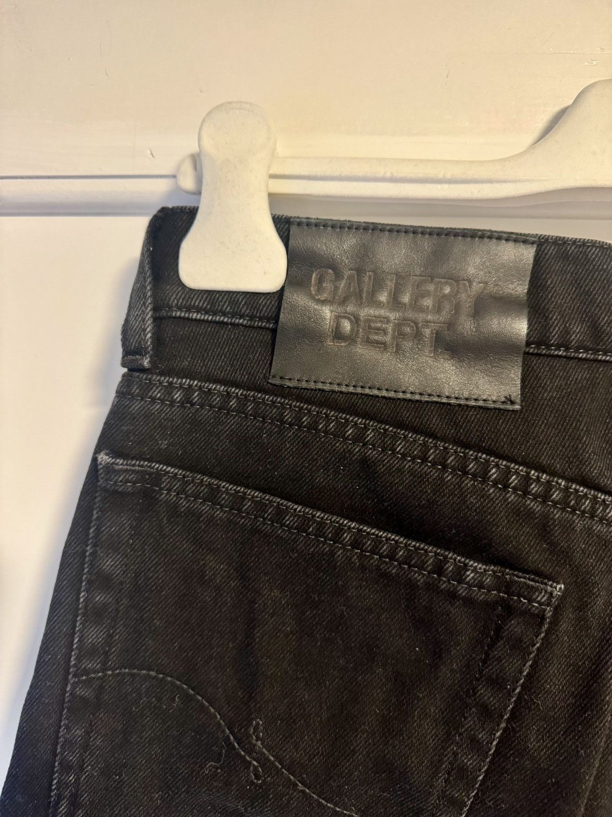 Gallery Dept. × Lanvin Lanvin X Gallery Dept. black straight jeans Size US 29 - 4 Thumbnail