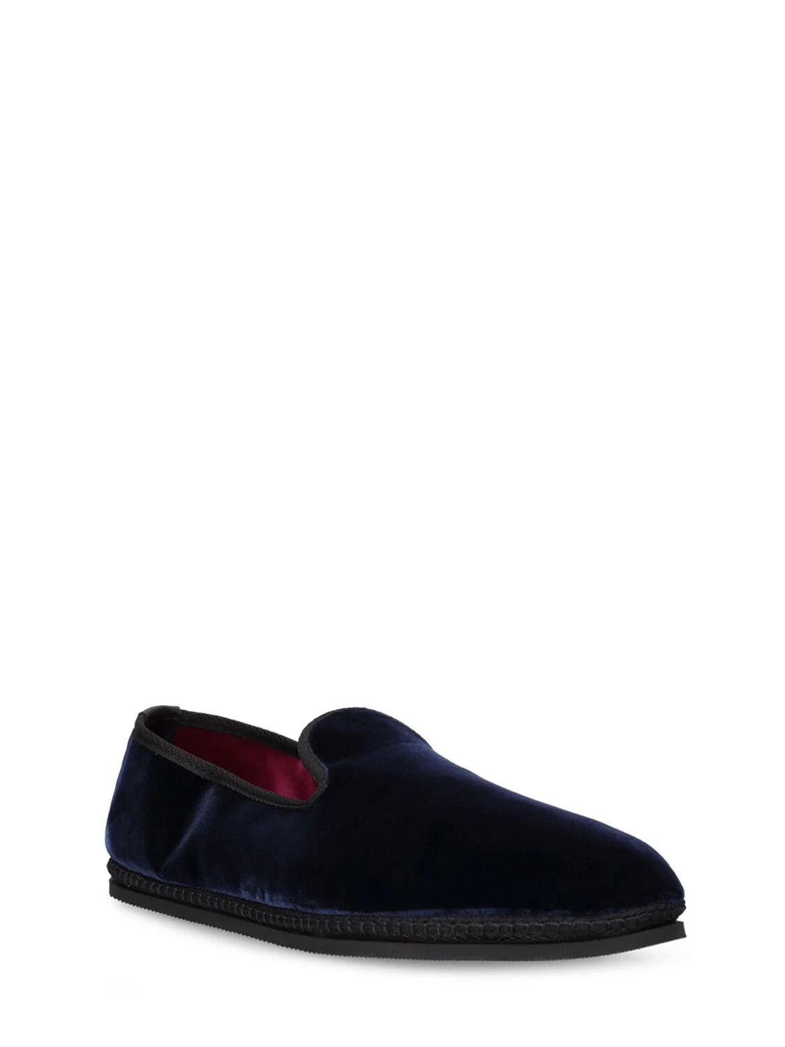 Tom Ford o1w1db10724 J1426 Velvet Loafers in Navy Size US 13 / EU 46 - 3 Thumbnail