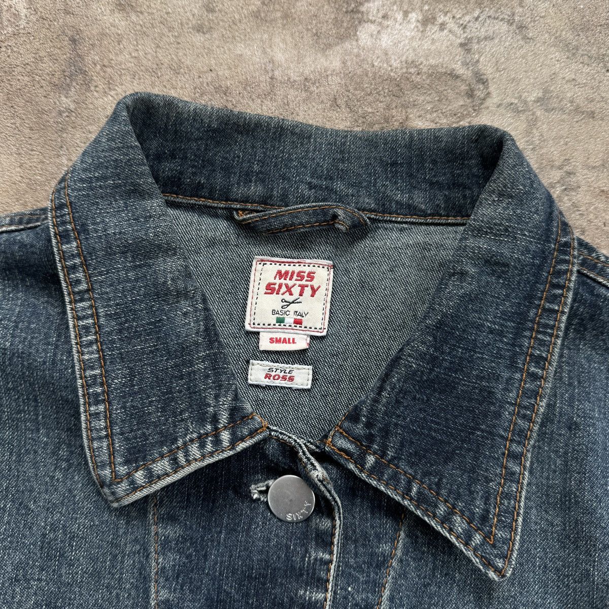 Miss Sixty Vintage Y2K Miss Sixty Rose Denim Jacket Size S / US 4 / IT 40 - 6 Thumbnail