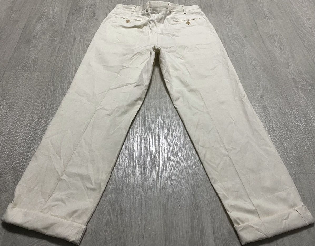 Brioni Brioni Roma Beige Pleated Casual Luxury Chino Pants Trousers Size US 31 - 24 Thumbnail