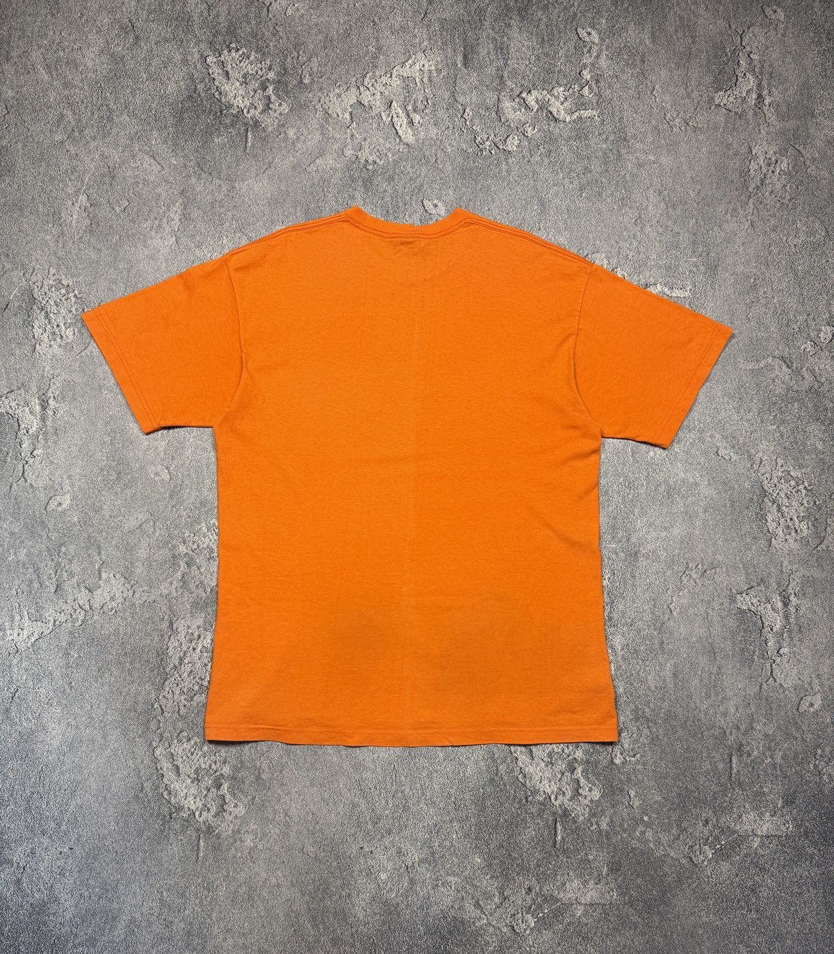 Stussy Vintage Stussy Big Logo Y2K Orange Sk8 T-Shirt Tee Size US XL / EU 56 / 4 - 2 Thumbnail