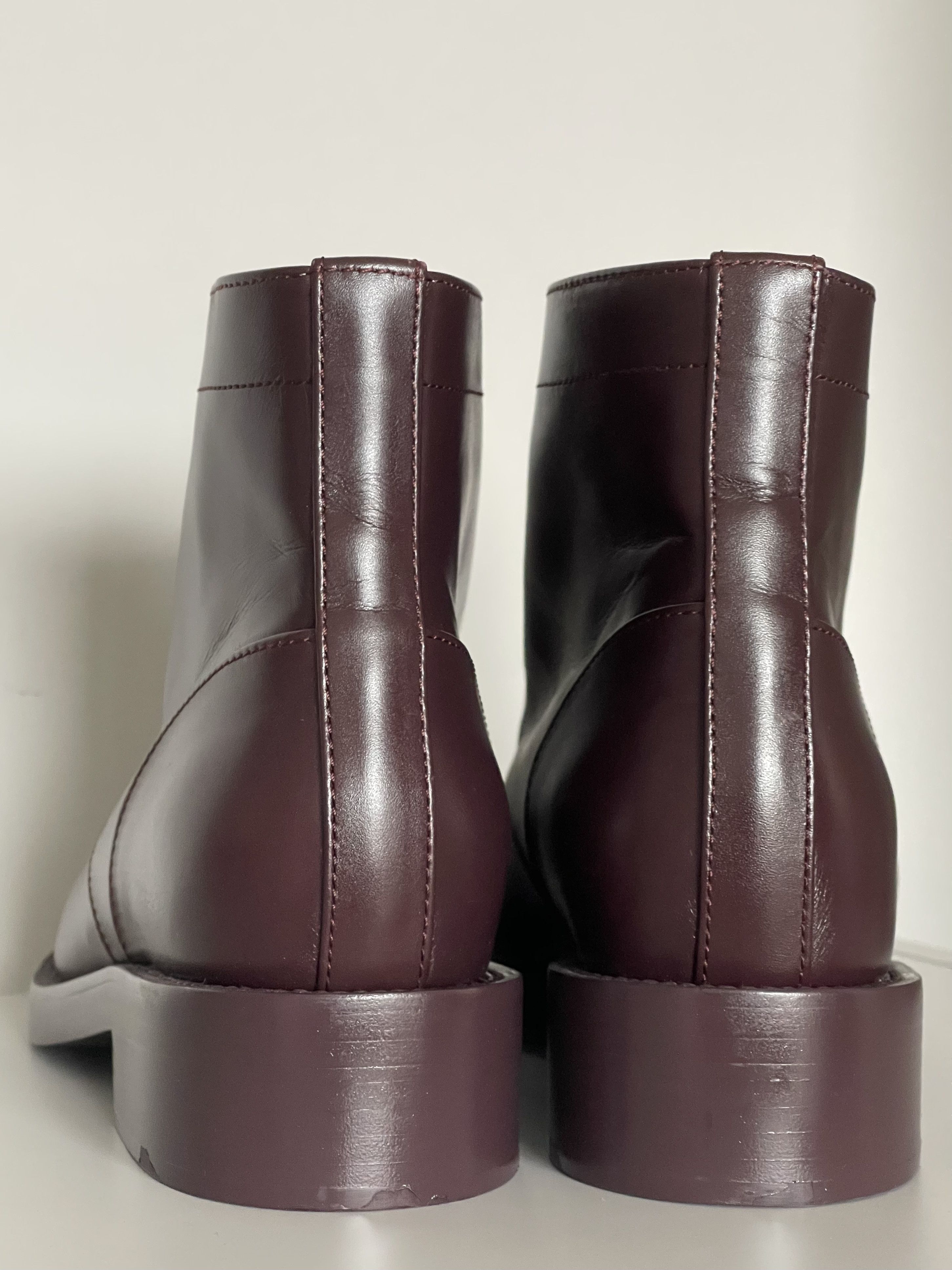 Chanel Chanel lace up ankle boots, burgundy, size 39 Size US 9 / IT 39 - 5 Thumbnail