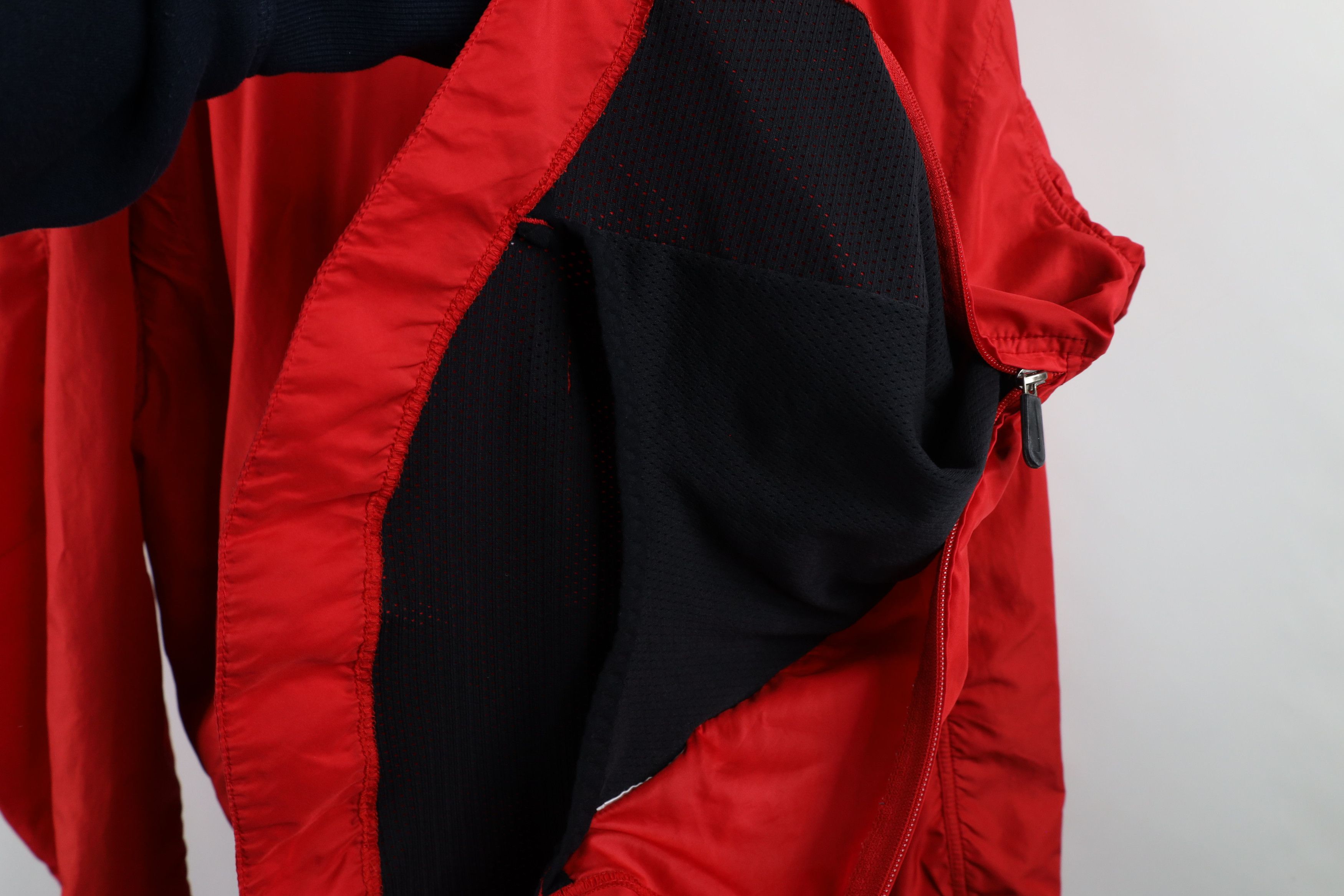 Nike × Vintage Vintage 90s Nike Swoosh Ohio State University Jacket Red Size US XL / EU 56 / 4 - 11 Thumbnail