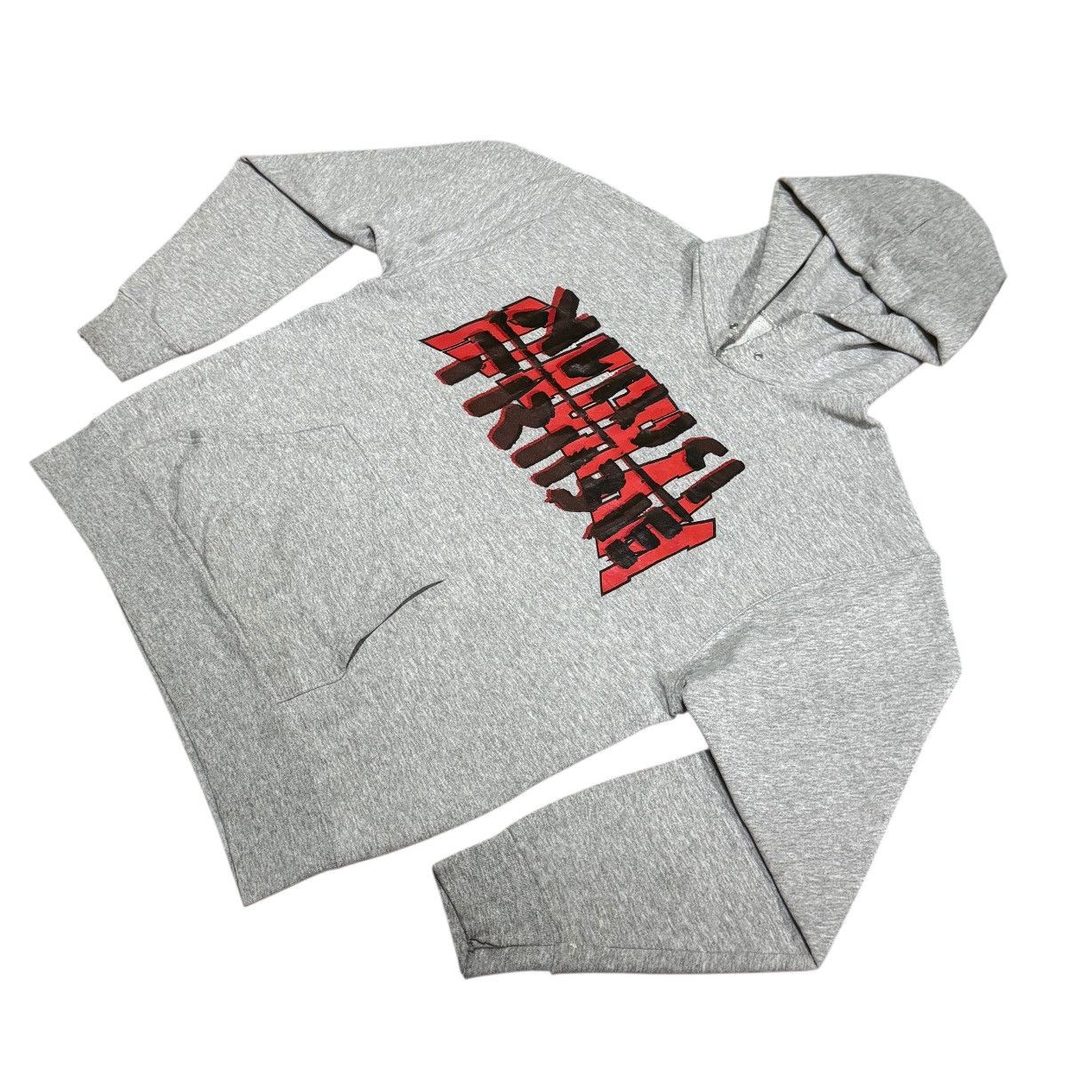 Fruit Of The Loom Vintage Gingham Punk Tribe Sweatshirt Hoodie Size US L / EU 52-54 / 3 - 2 Thumbnail