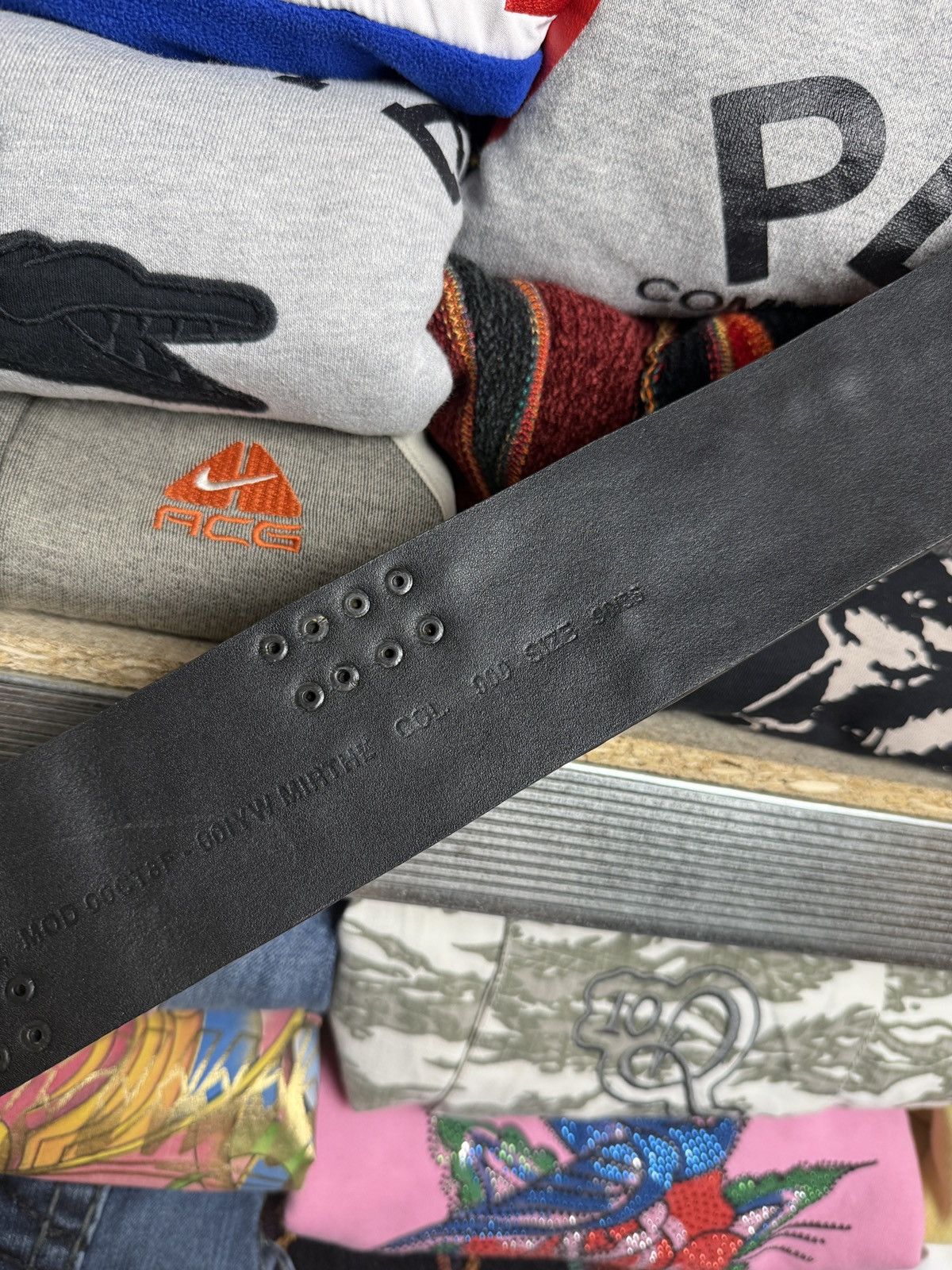 Diesel Vintage Diesel Studded Metal Logo Y2k Leather Archive Belt Size ONE SIZE - 15 Thumbnail