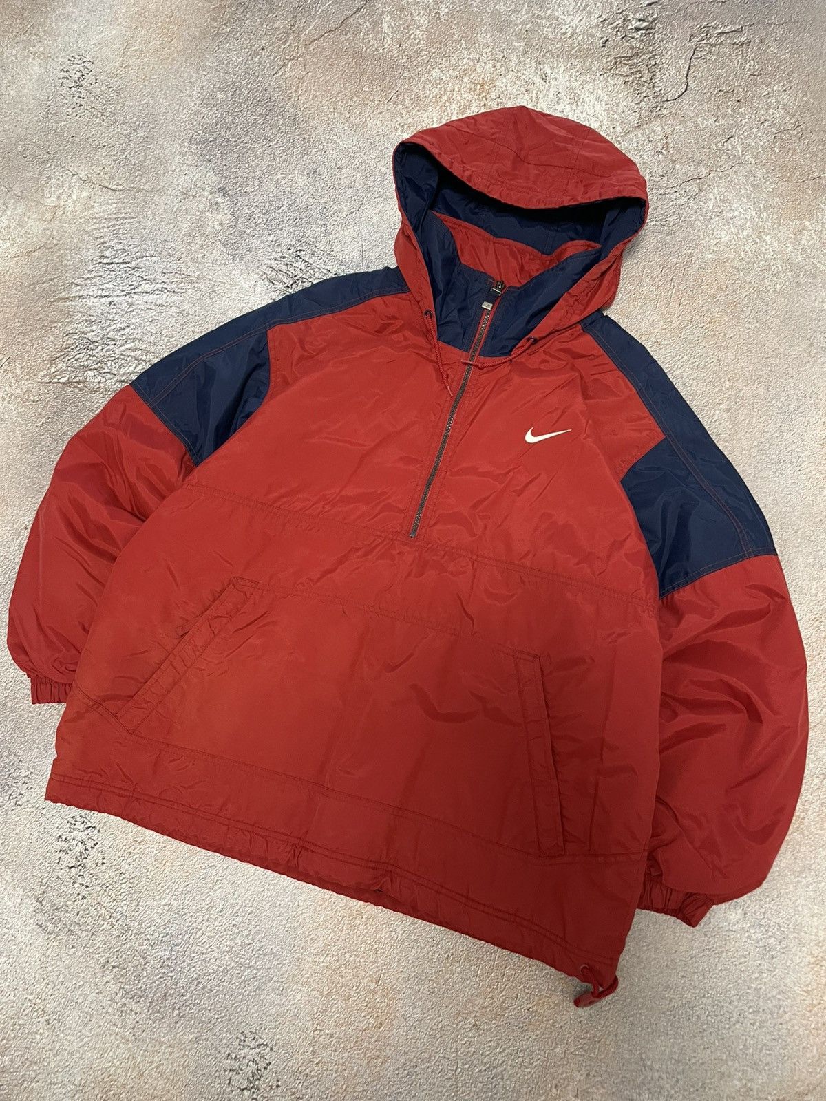 Nike Vintage Nike Nylon Big Logo Jacket Anorak Size US M / EU 48-50 / 2 - 2 Thumbnail