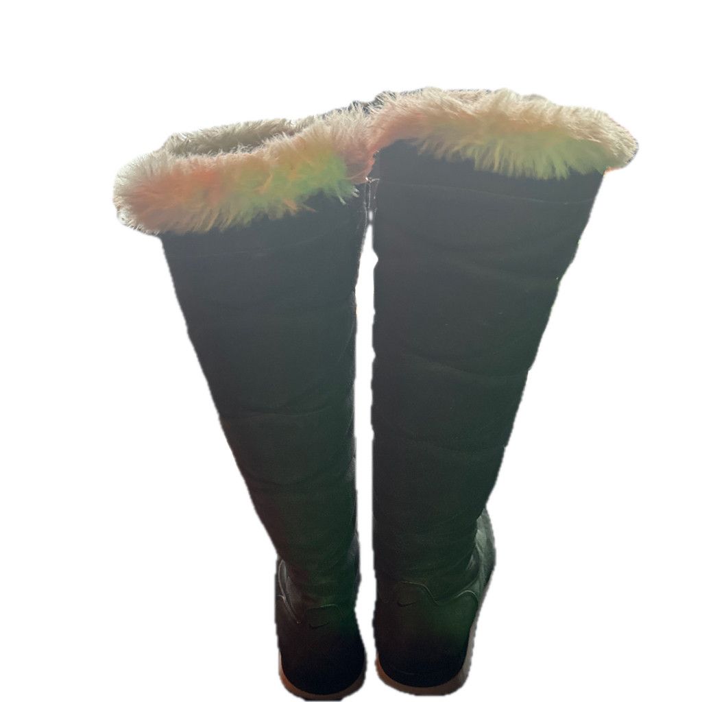 Nike Nike winter boots with the fur size 6 black and grey Size US 6 / IT 36 - 5 Thumbnail