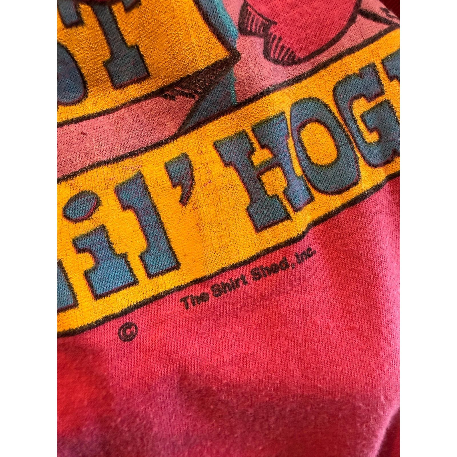 Vintage Vintage 80s Dolly Porkin’ Novelty T-Shirt | Hot Pink Tee | M Size M / US 6-8 / IT 42-44 - 10 Thumbnail