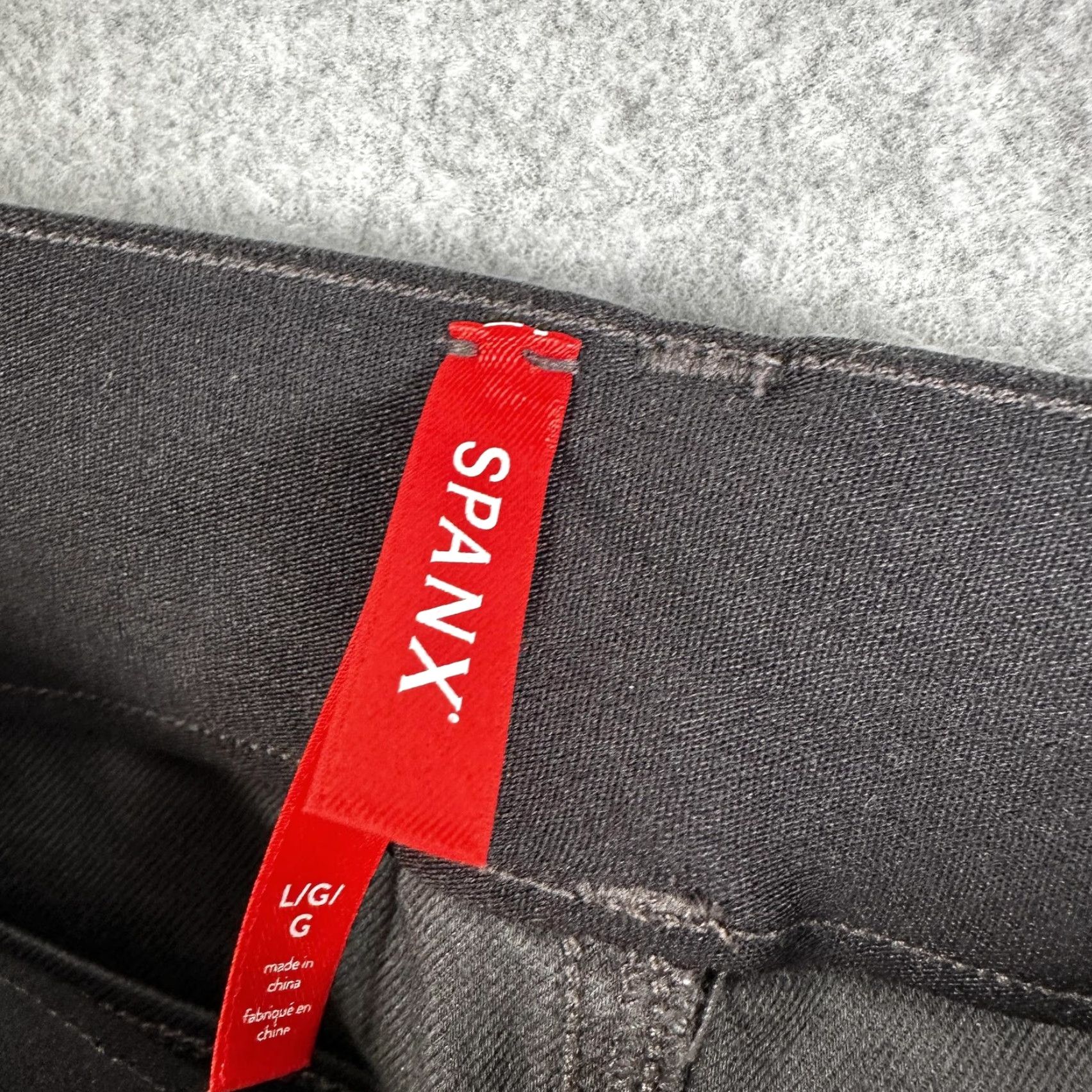 Spanx Spanx Pants Womens Large Gray Cargo Tapered Leg Pull On Elastic Waist Casual Size 36" / US 14 / IT 50 - 3 Thumbnail