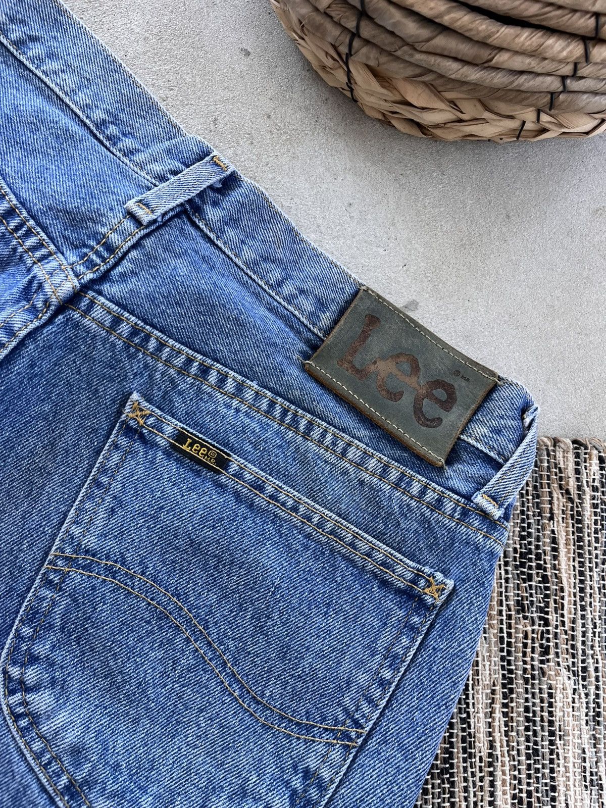Lee Vintage Lee Blue Denim Jeans Workwear Classic Fit 34/32 Y2K Size US 34 / EU 50 - 19 Thumbnail