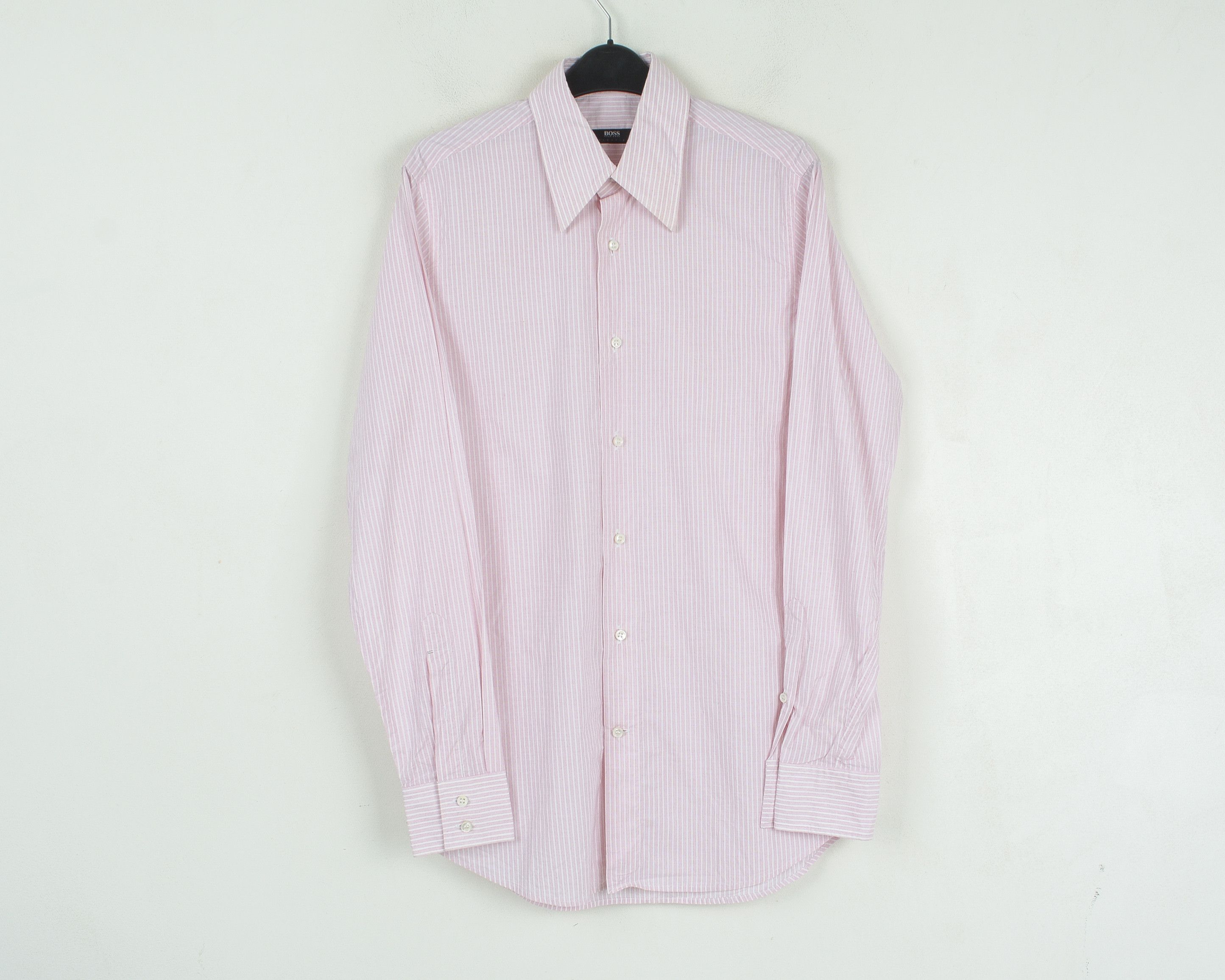 Hugo Boss Men Selection Formal Shirt 15" UK 38 US Casual Pinstriped S Size US S / EU 44-46 / 1 - 1 Thumbnail