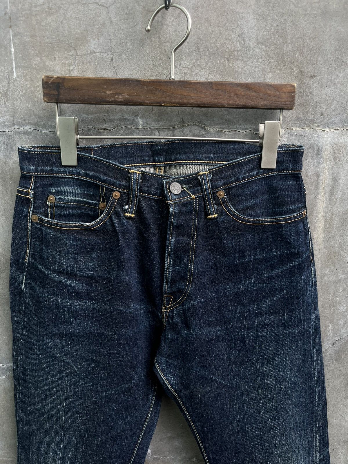 The Flat Head Japanese Denim Selvedge Jeans Size US 31 - 2 Thumbnail