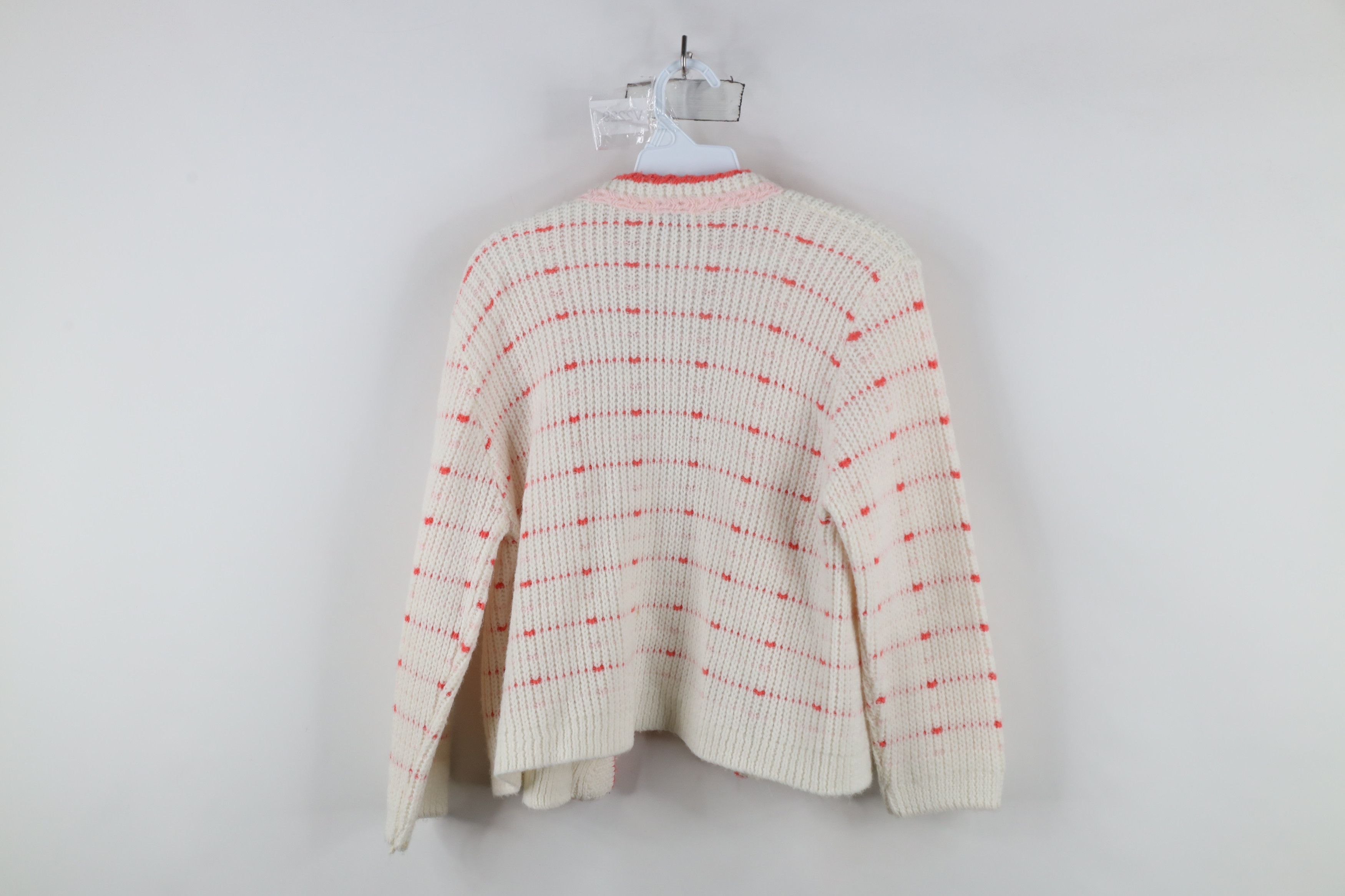 Vintage Vintage 60s 70s Streetwear Ribbed Knit Open Front Sweater Size S / US 4 / IT 40 - 7 Thumbnail