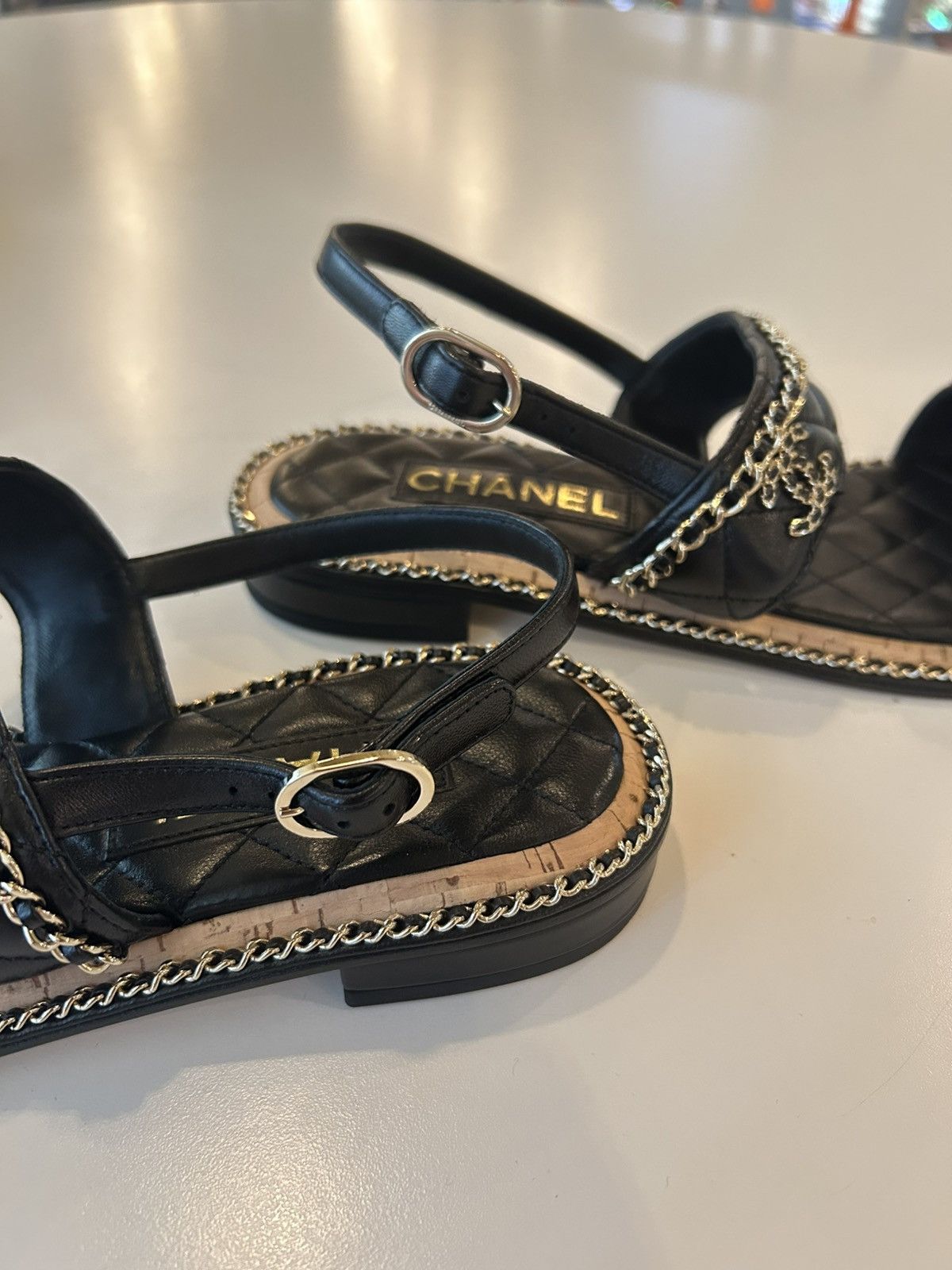 Chanel Chanel Quilted Slingback Size US 11 / IT 41 - 3 Thumbnail
