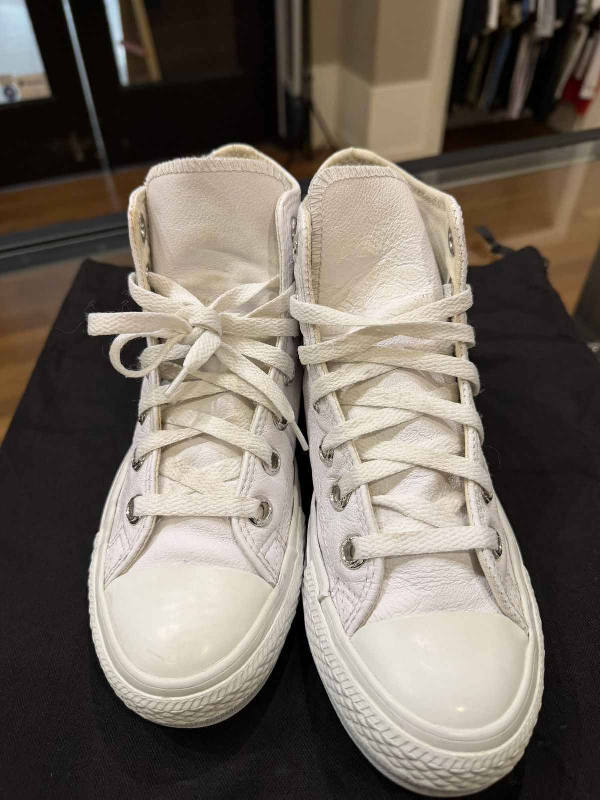 Chrome Hearts Chrome Hearts MattyBoy Hand Painted Leather Converse Chuck Size US 5 / EU 37 - 6 Thumbnail